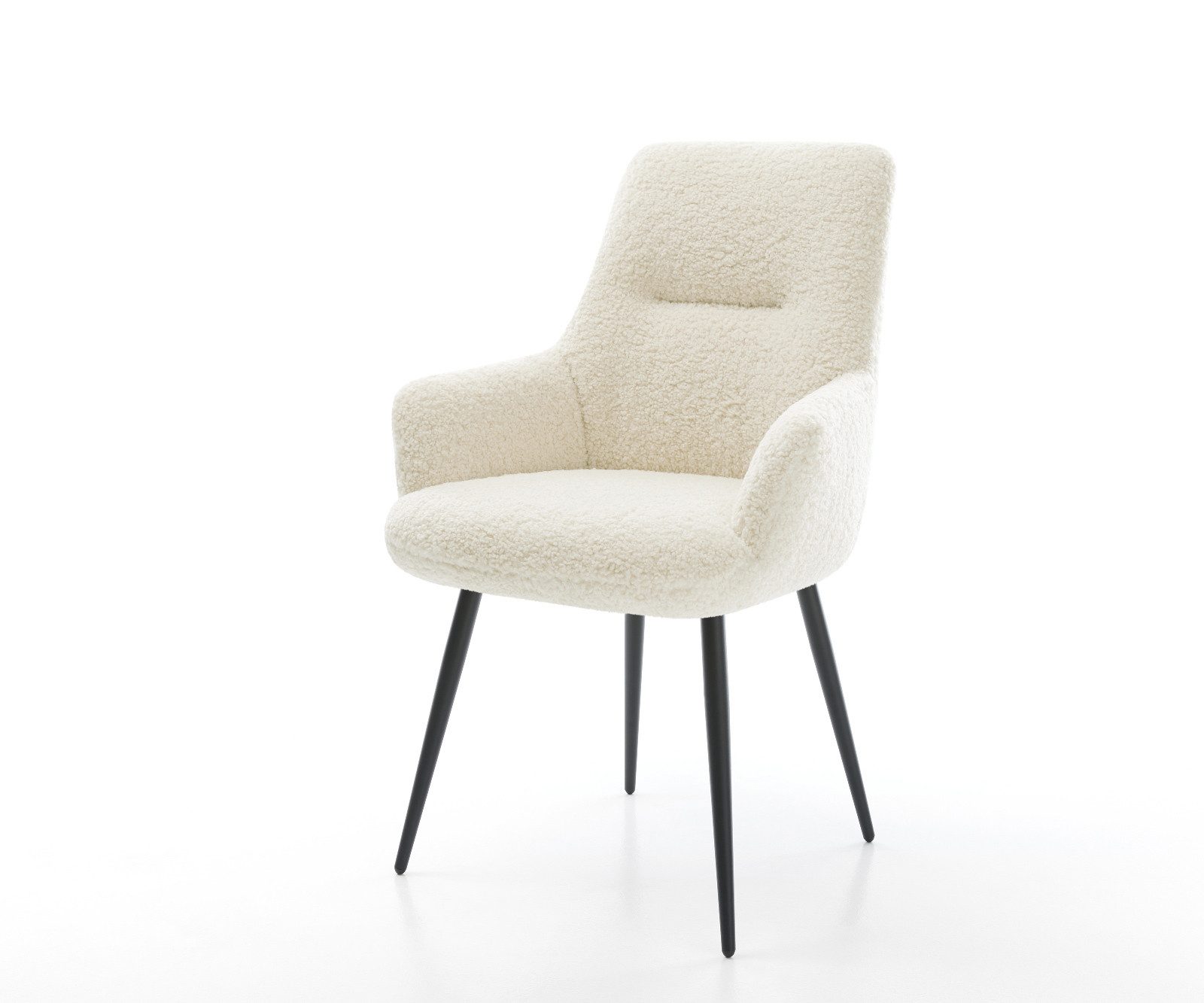 DELIFE Polsterstuhl Zelia-Flex, mit Armlehnen 4-Fuß günstig online kaufen