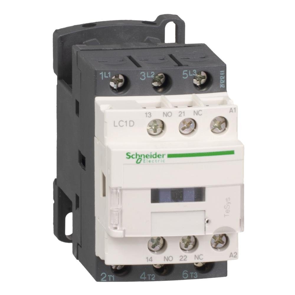 Verteiler Schneider Electric Leistungsschütz LC1D 3p, +1S+1Ö, 5.5 kW, 12 A, 40