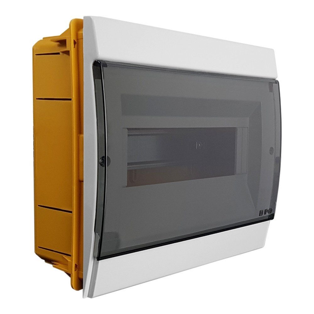 Marlanvill Verteilerbox Unterputz Verteilerkasten IP40 8/10 Module weiß 970.08.B M-L 0933