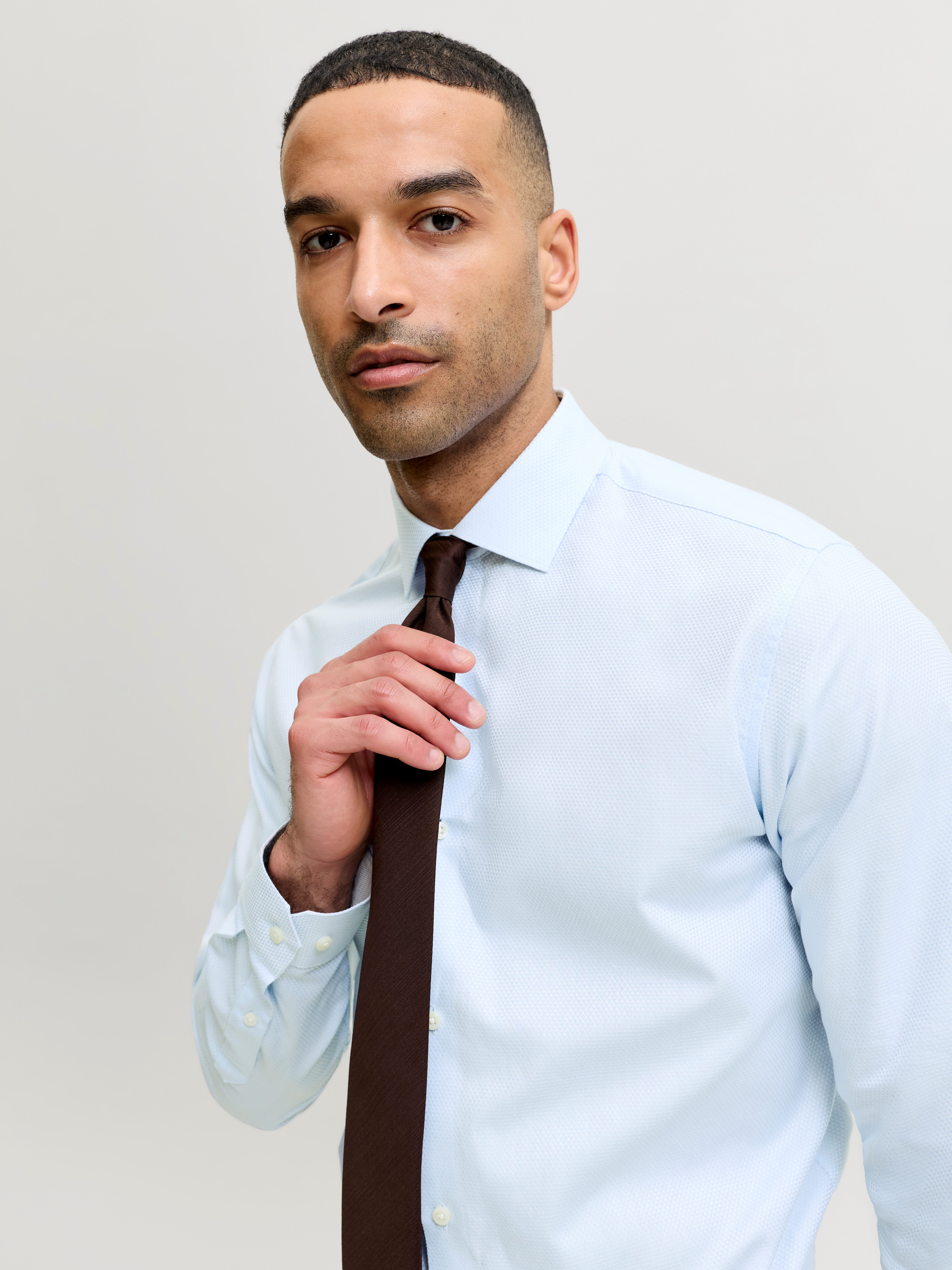 Jack & Jones Langarmhemd JPRBLAPARKER DETAIL L/S SHIRT SN Baumwolle, slim fit