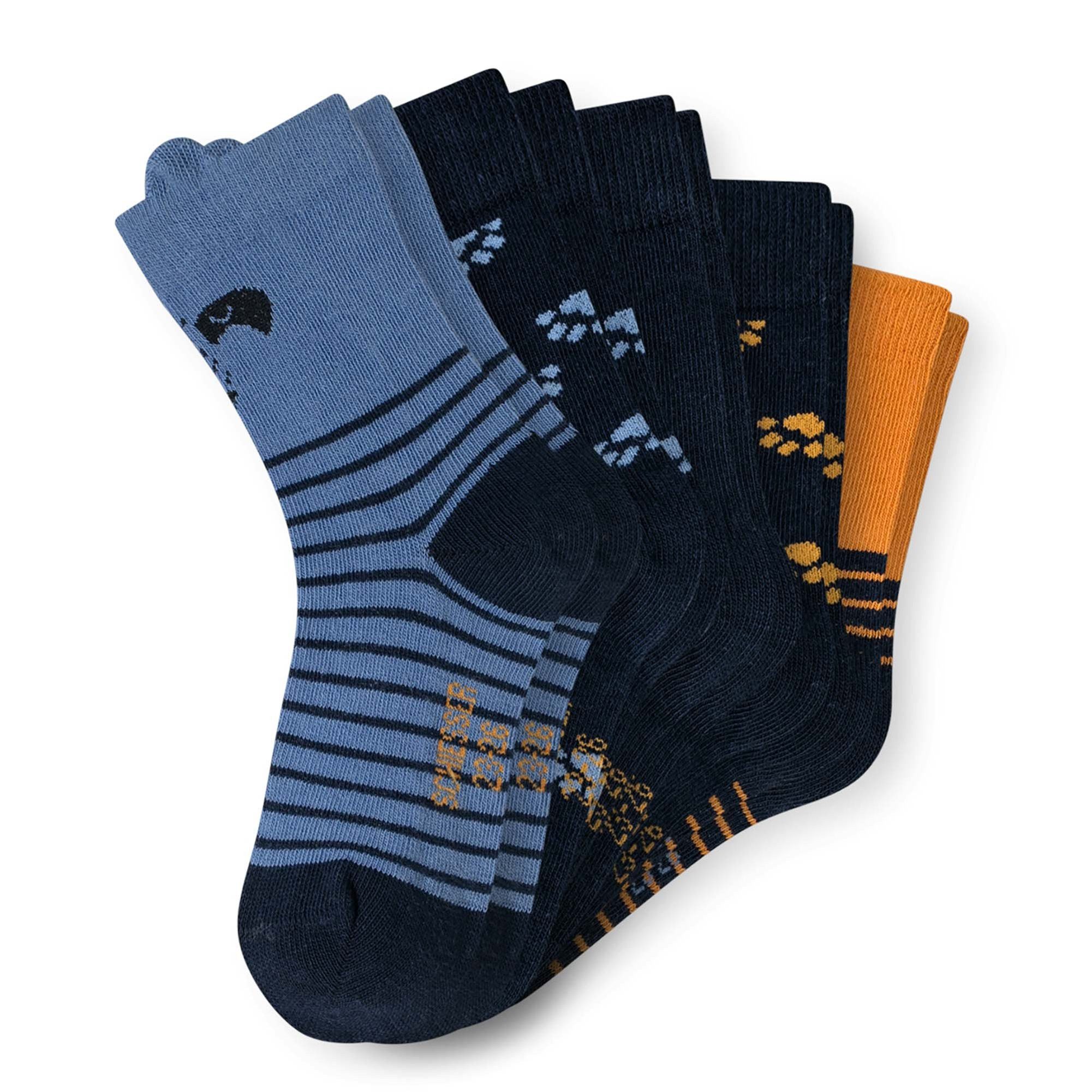 Schiesser Freizeitsocken Jungen Socken 5er Pack Baumwolle Legwear Kids (Packung, 5er Pack)