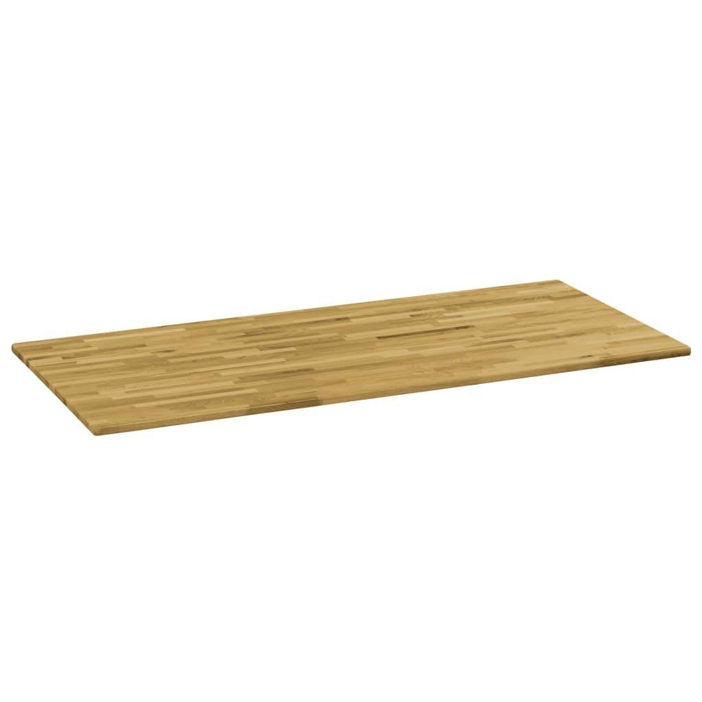 furnicato Tischplatte Eichenholz Massiv 120 23 60 cm Rechteckig x (1 mm St)