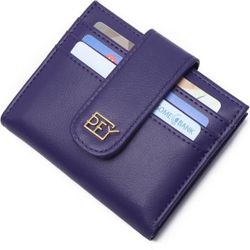 GEEADNB Geldbörse (Damaen Groß Vintage Leder Geldbörse, Damen Portemonnaie mit RFID Schutz), Geldbeutel Zipper Brieftasche Für Frauen Mädchen mit 11 Kartenfächern