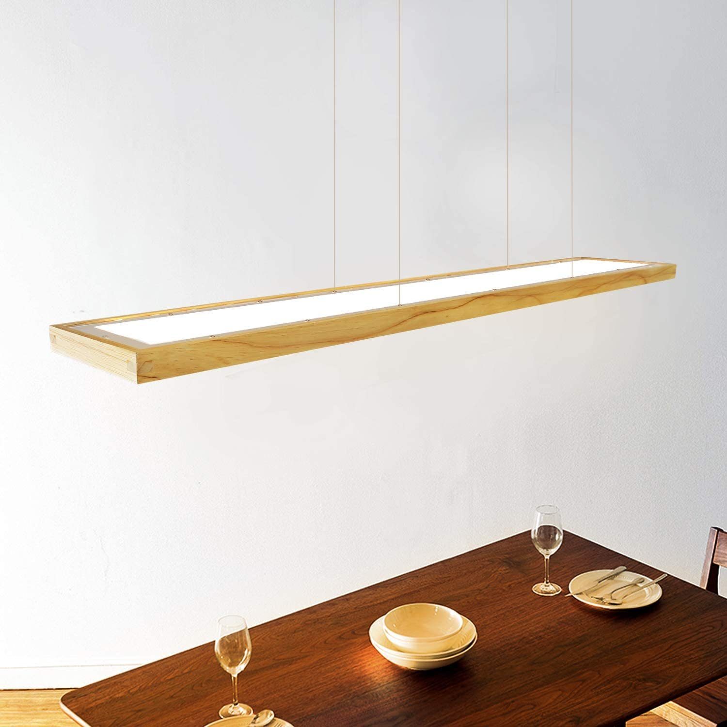 LED Pendel Deckenleuchte Esszimmer Wohnzimmer Küchen Tisch Decken Hänge Lampe 