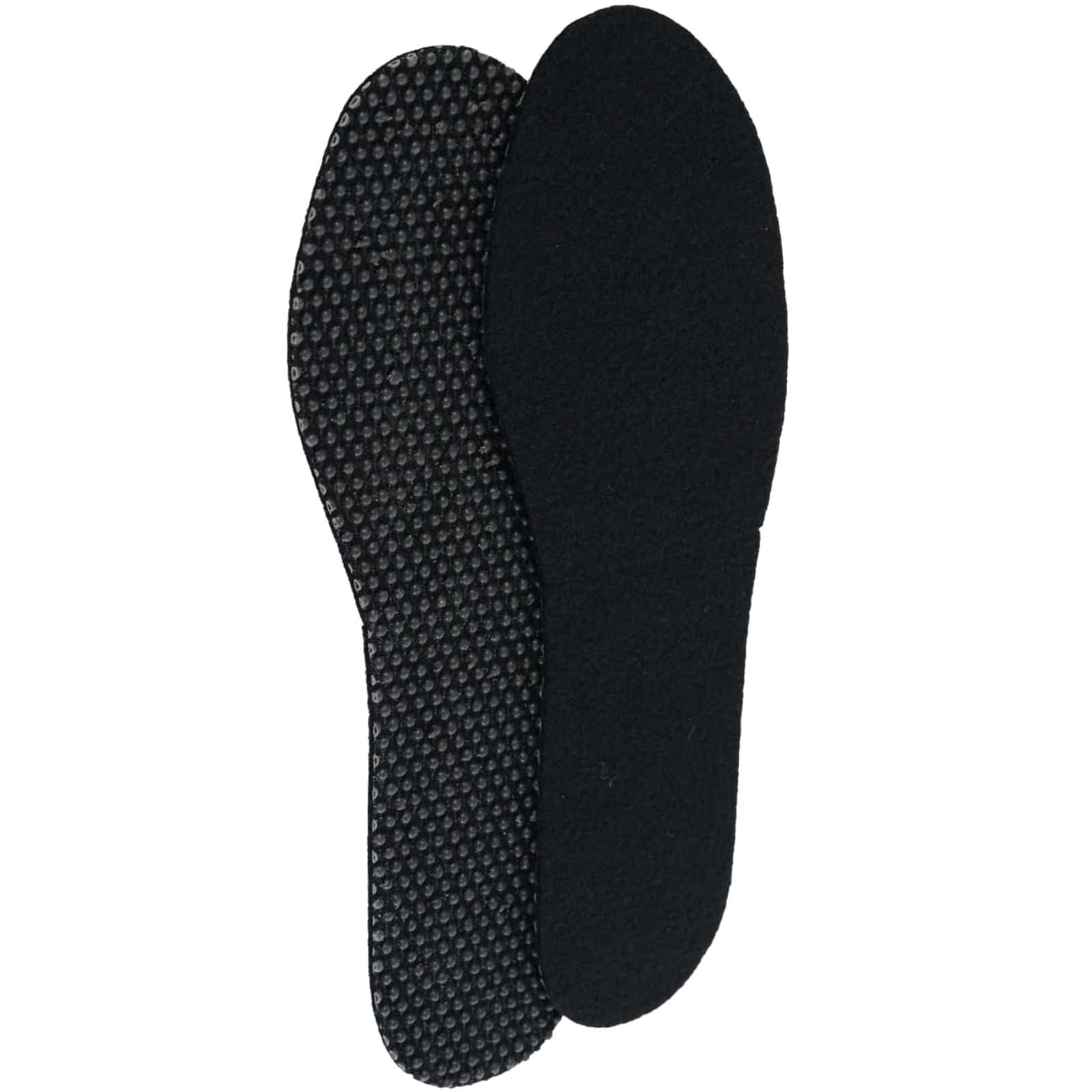 Sohlen24 Filzsohlen Einlegesohlen Sport Schwarz (Packung, 1 Paar), Universalgröße