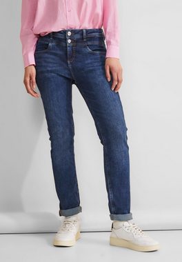 STREET ONE Gerade Jeans High Waist