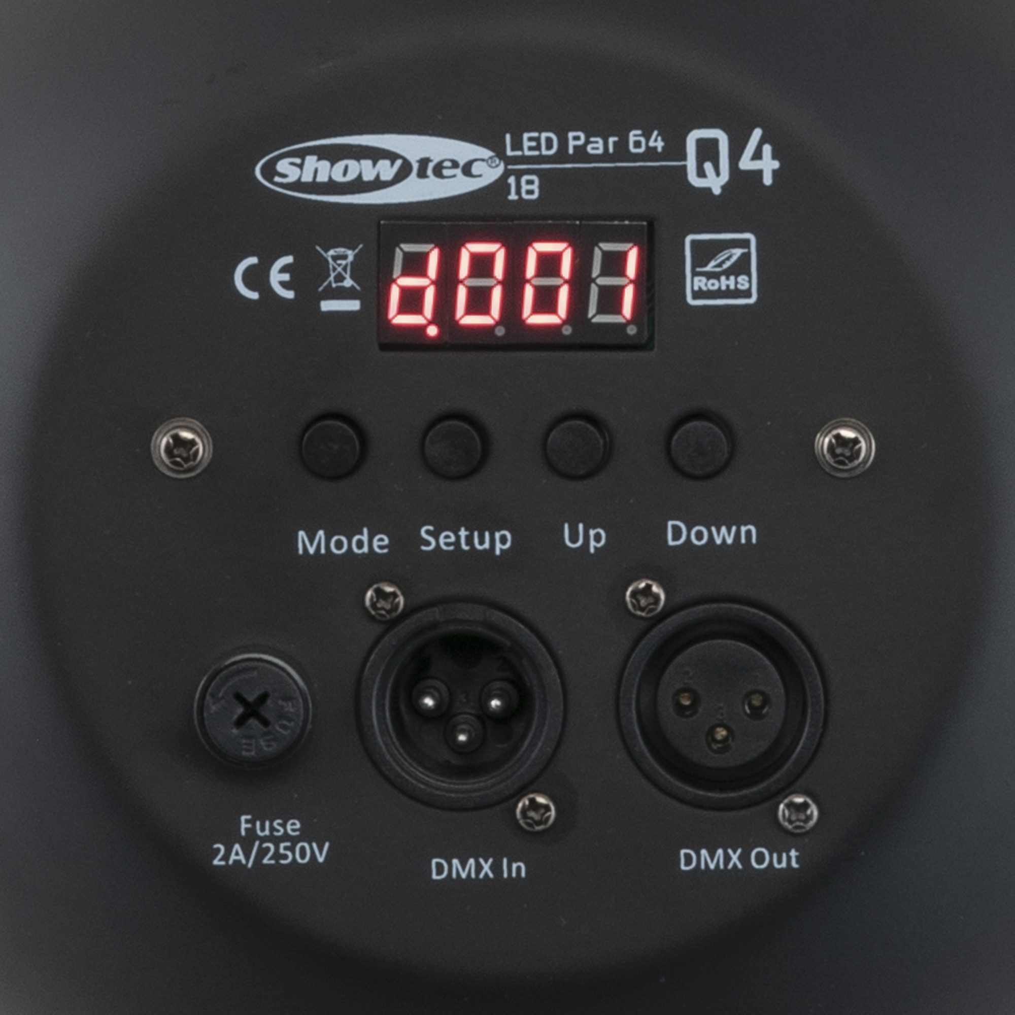 Showgear Discolicht Showtec LED Par 64 Short Q4-18 18x 8 W RGBW LED Parkanne - Schwarz