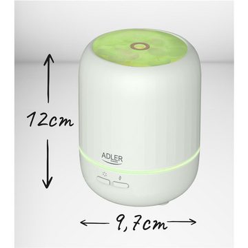 Adler Diffuser AD 7968, 3in1 Ultraschall Aroma Diffuser, für Ätherische Öle, USB, 7 Farben