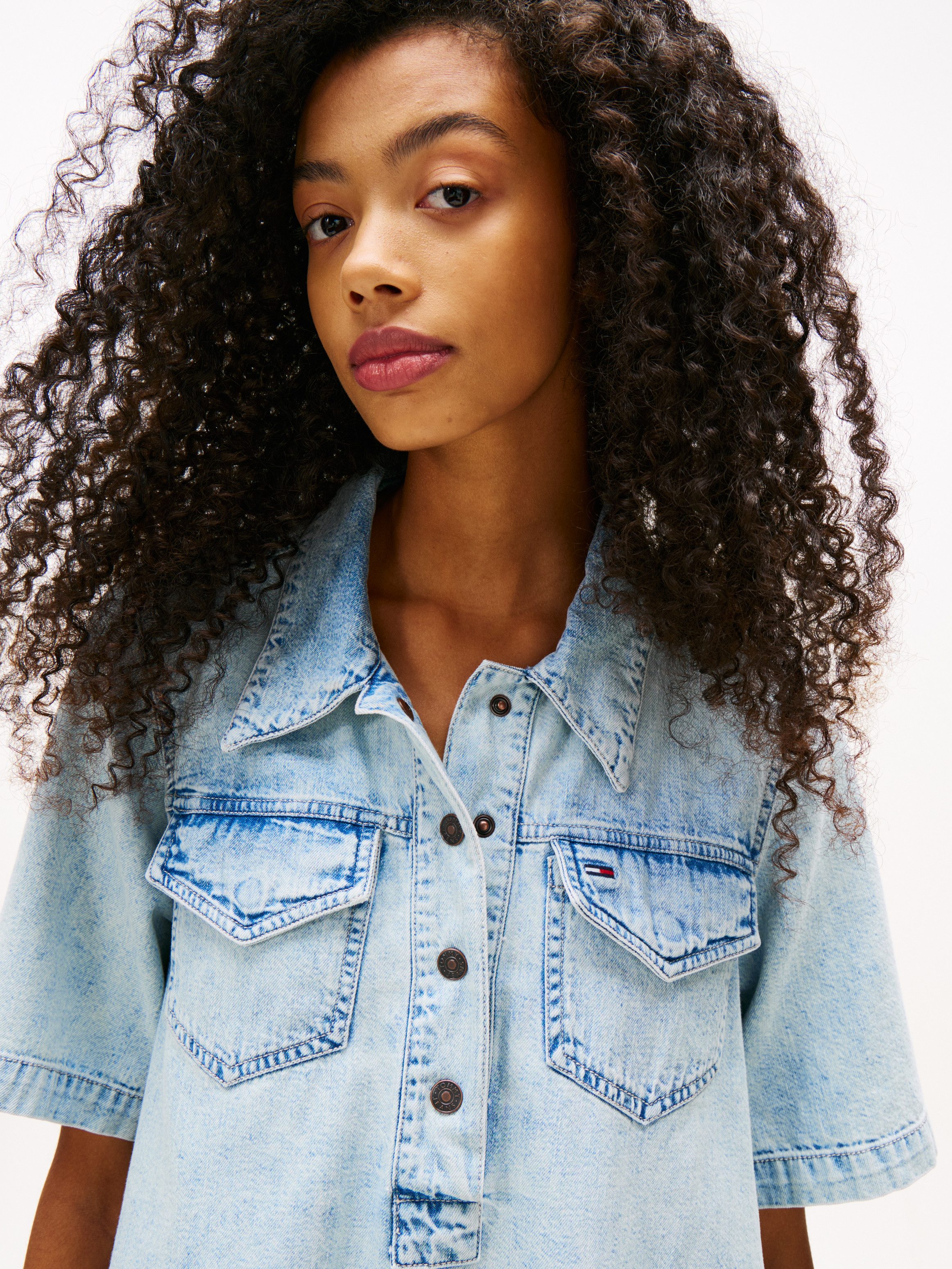 Tommy Jeans Jeanskleid A-LINE DENIM DRESS günstig online kaufen