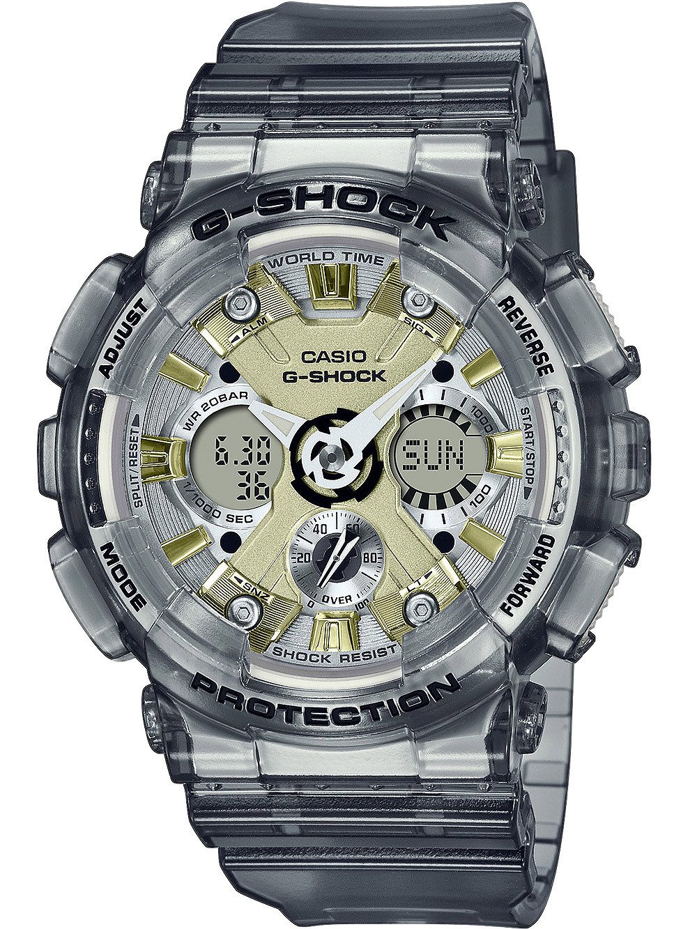Quarzuhr Casio GMA-S120GS-8AER G-Shock Herrenuhr 43mm 20ATM Casio GMA-S120GS-8AER G-Shock Herrenuhr 43mm 20ATM