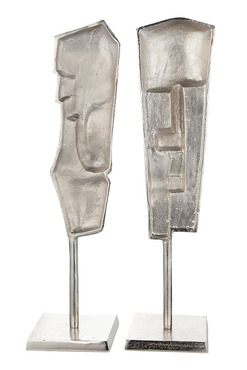 MF Skulptur Aluminium Skupltur "Face"