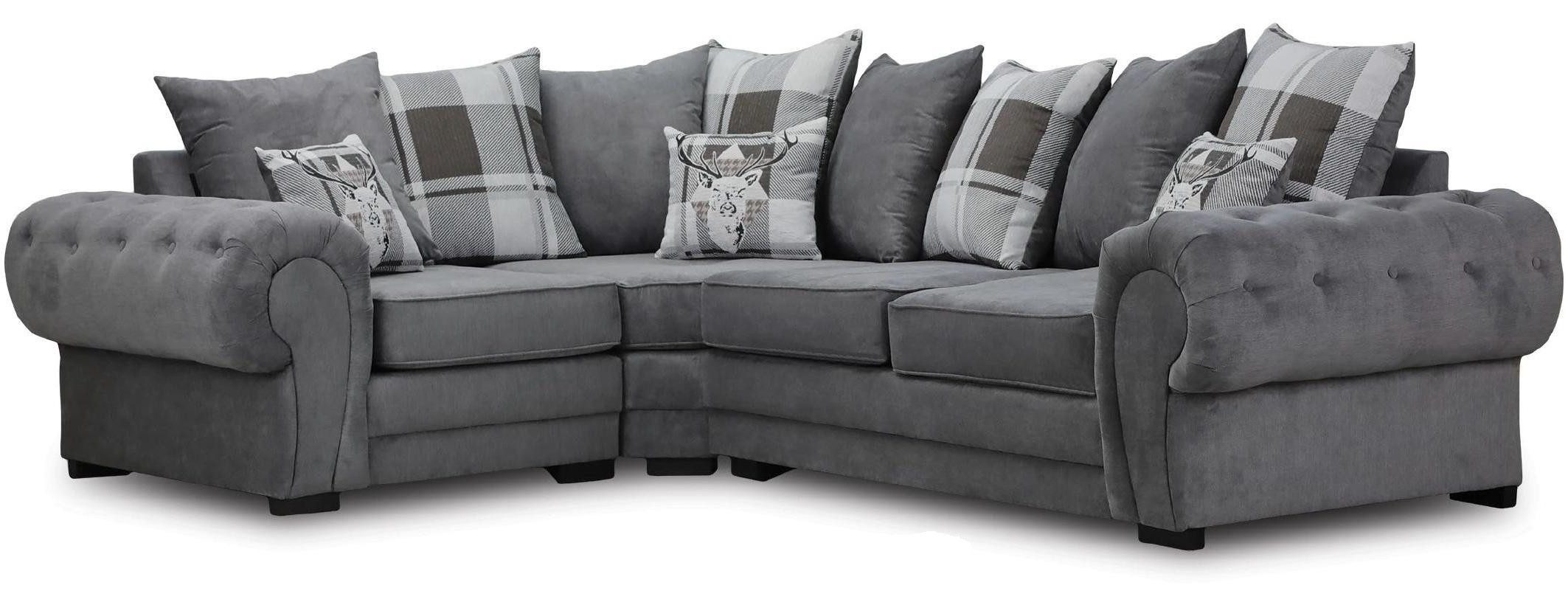 Xlmoebel Ecksofa Gemütliches Ecksofa im italienischen Stil mit bequemem Design Polster, Hergestellt in Europa