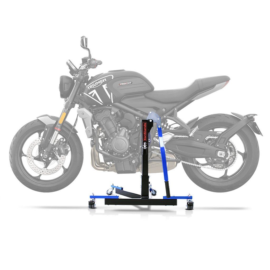 ConStands Motorradheber CS Power Evo-Zentralständer für Triumph Trident 660 21-26 Blau