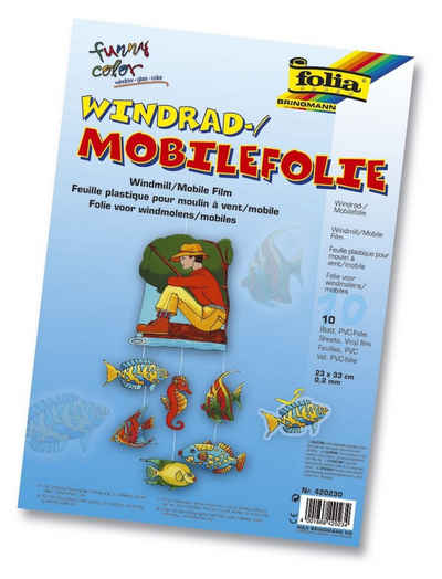 Folia Sticker Fensterfolie - Mobile, 0,2 mm, 10 Stück, 23x 33 cm