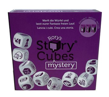 Asmodee Spiel, Geschichtenwürfel Erzähl-Würfelspiel Zygomatic Familienspiel Erzählspiel Rory´s Story Cubes mystery, in schöner Geschenkebox