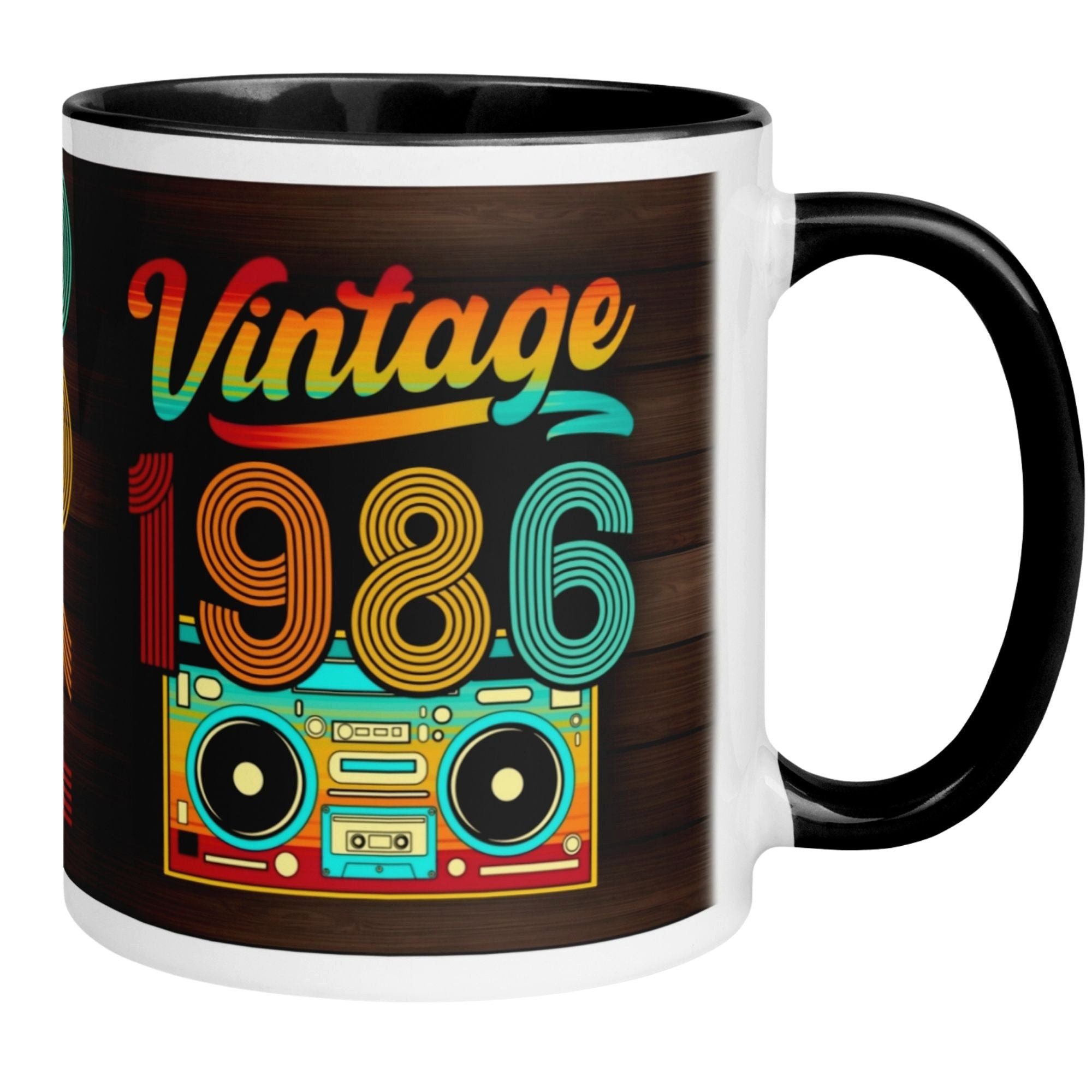 Momentals Tasse 40. Geburtstag Mann Frau – „Vintage 1986“ – Geburtstagsgeschenk, Gratis Versand · Links-&Rechtshänder · Spülmaschinenfest