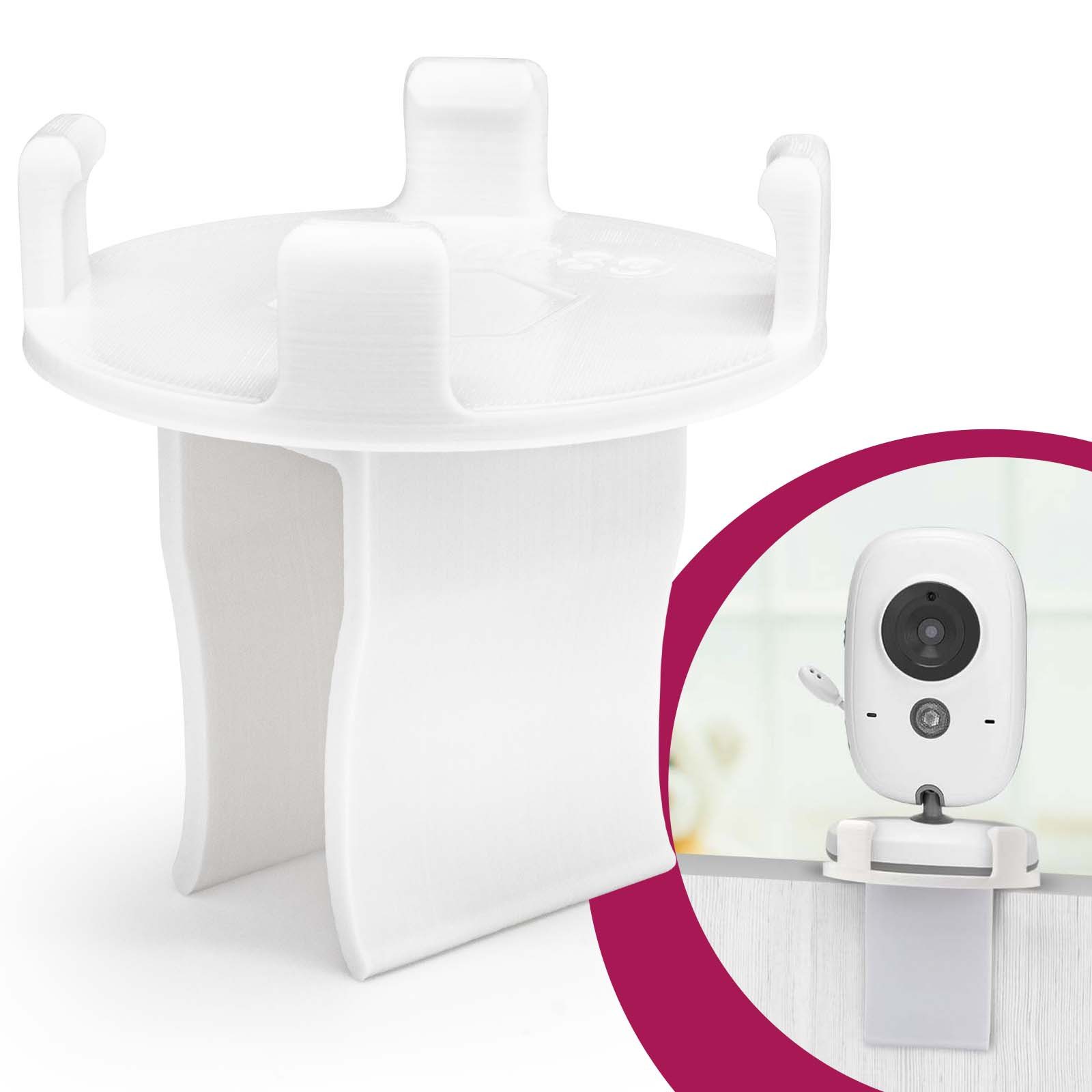 Mobilefox Babyphone Babyphone Halterung Bett passend für GHB VB603 bis 25mm Gestellbreite