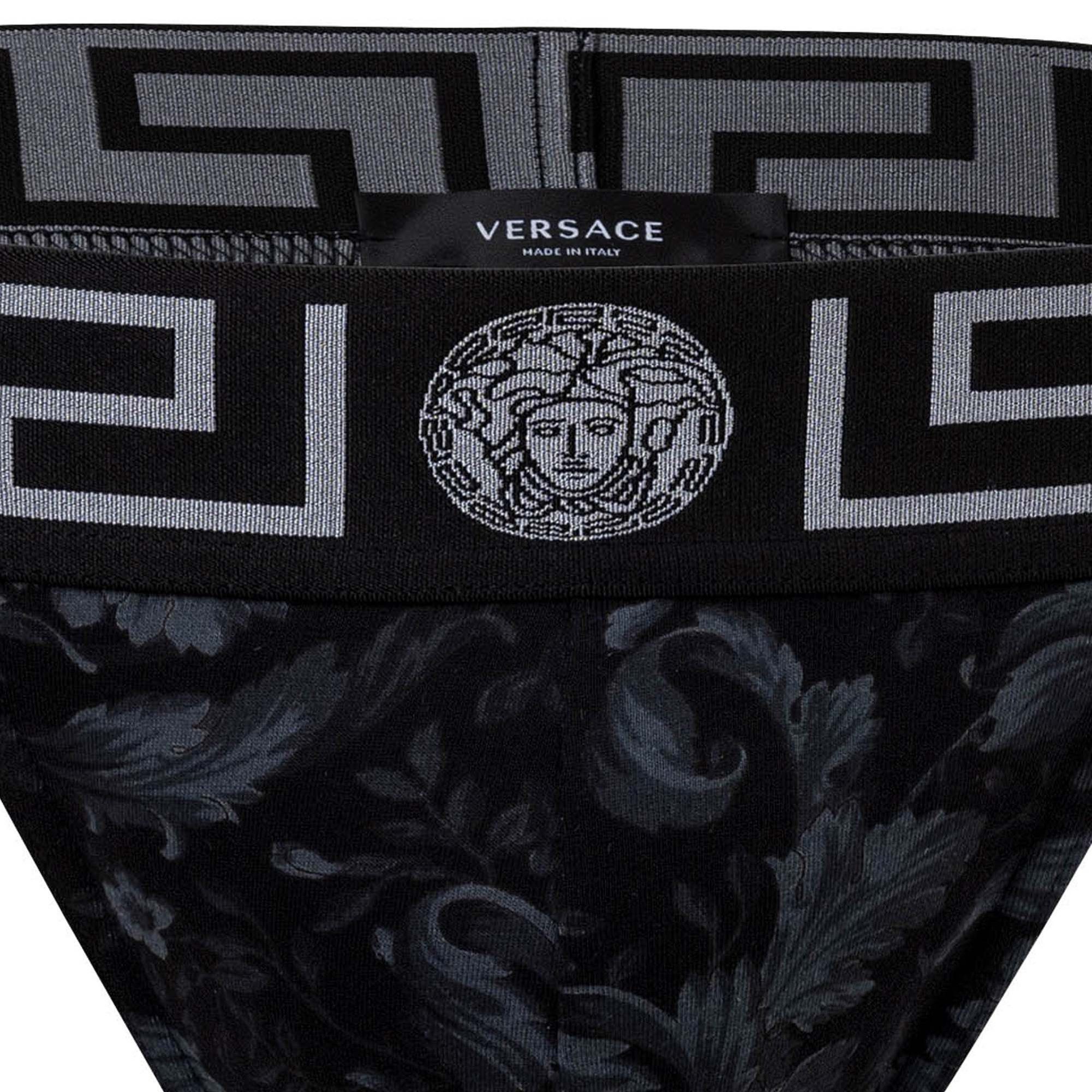 Versace Tanga Herren Jockstrap 1er Pack Baumwolle (Packung, 1er Pack)