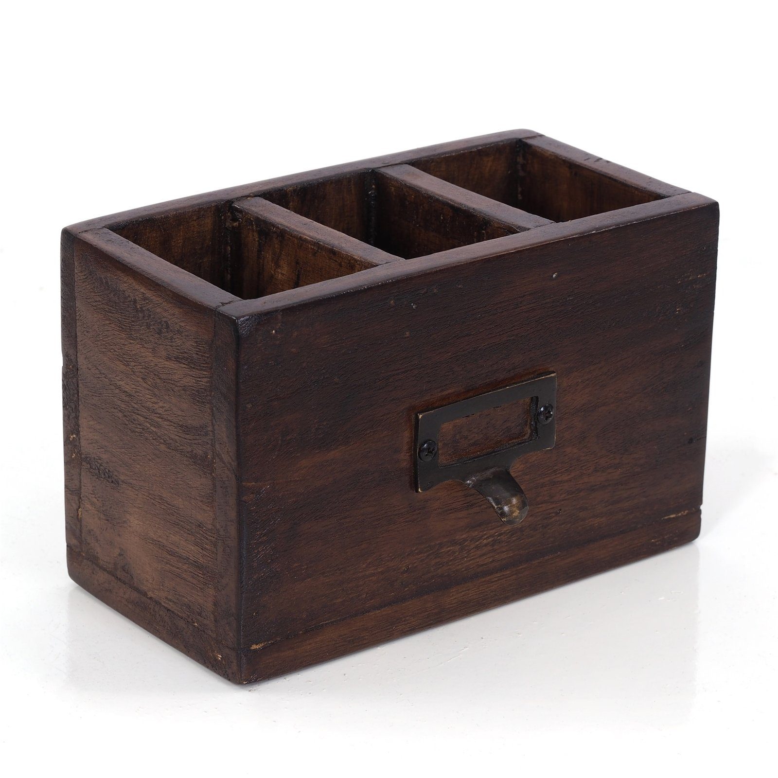 DESIGN DELIGHTS Aufbewahrungsbox STIFTEHALTER "BOX 18", Altholz massiv, 19x günstig online kaufen