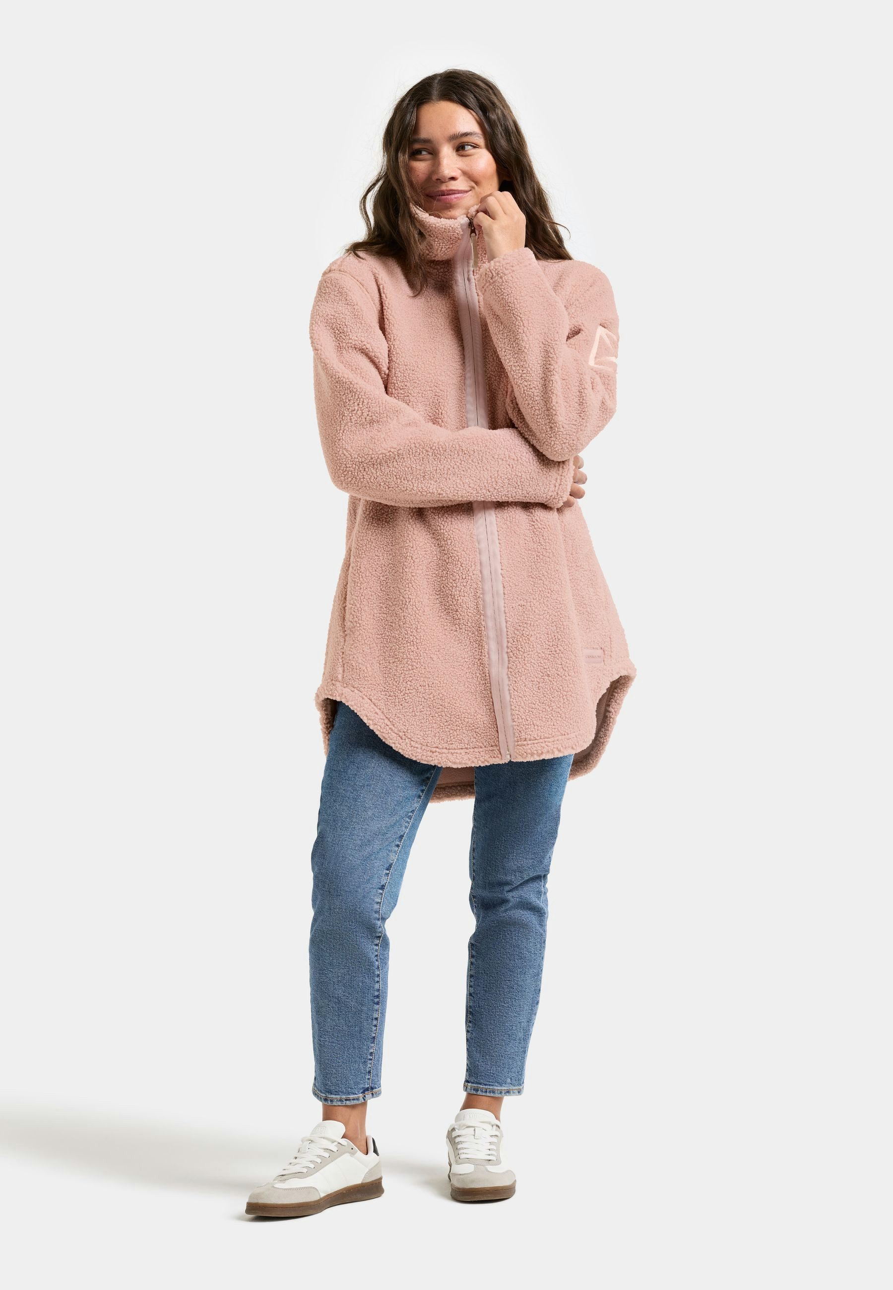 Didriksons Fleecejacke Damen Pile Teddy UMI mit Taschen
