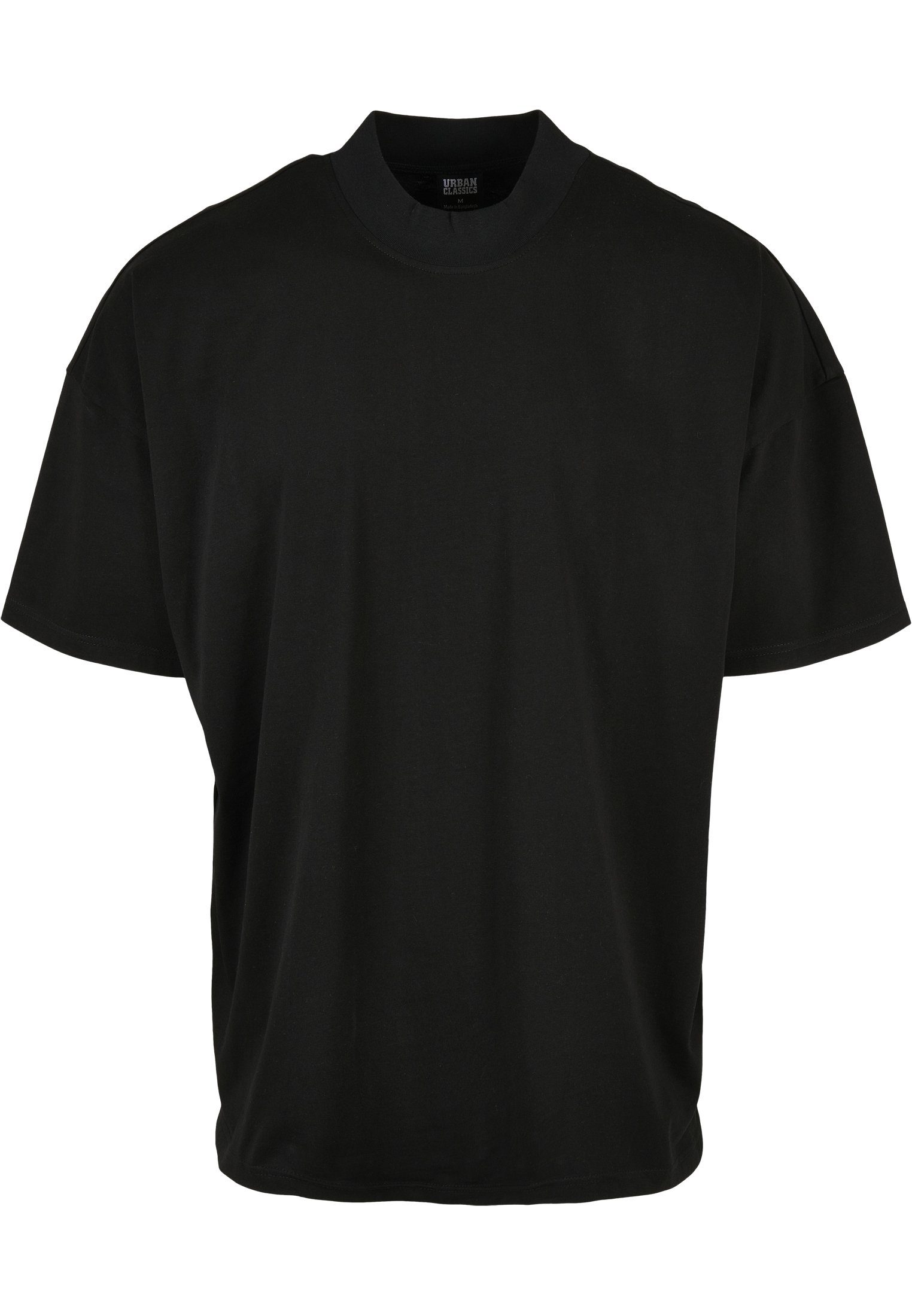URBAN CLASSICS T-Shirt Herren Oversized Mock Neck Tee (1-tlg) black