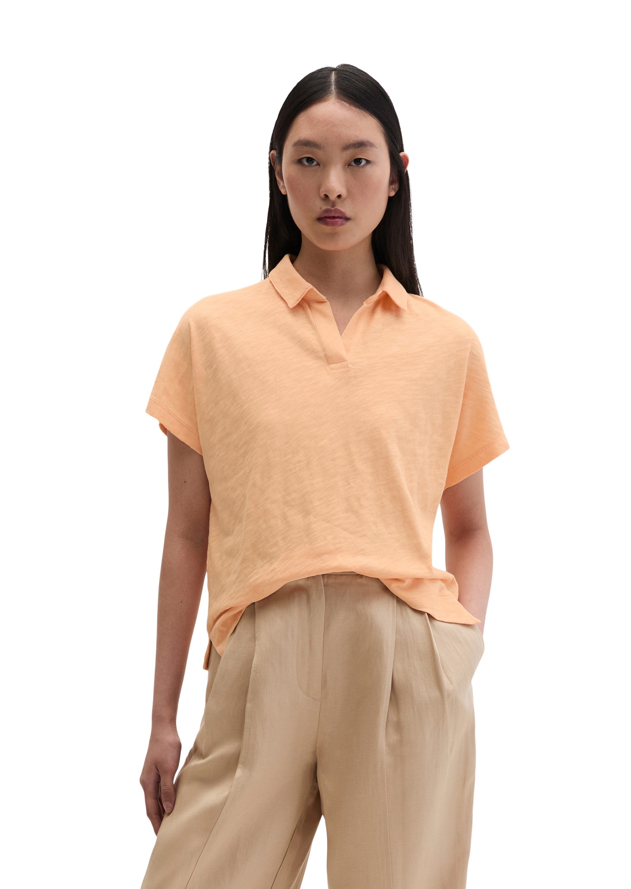 Marc O'Polo Poloshirt aus Slub Jersey