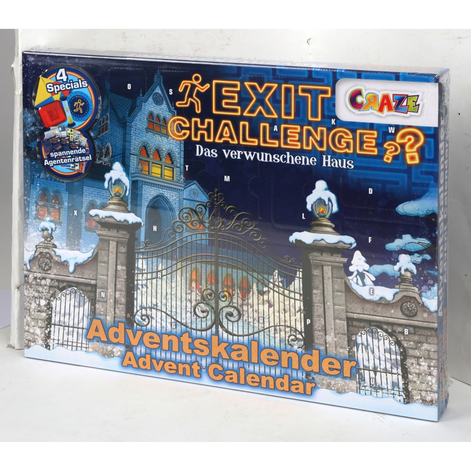 CRAZE Adventskalender 9× WH Craze Adventskalender Exit Challenge Rätselkalender