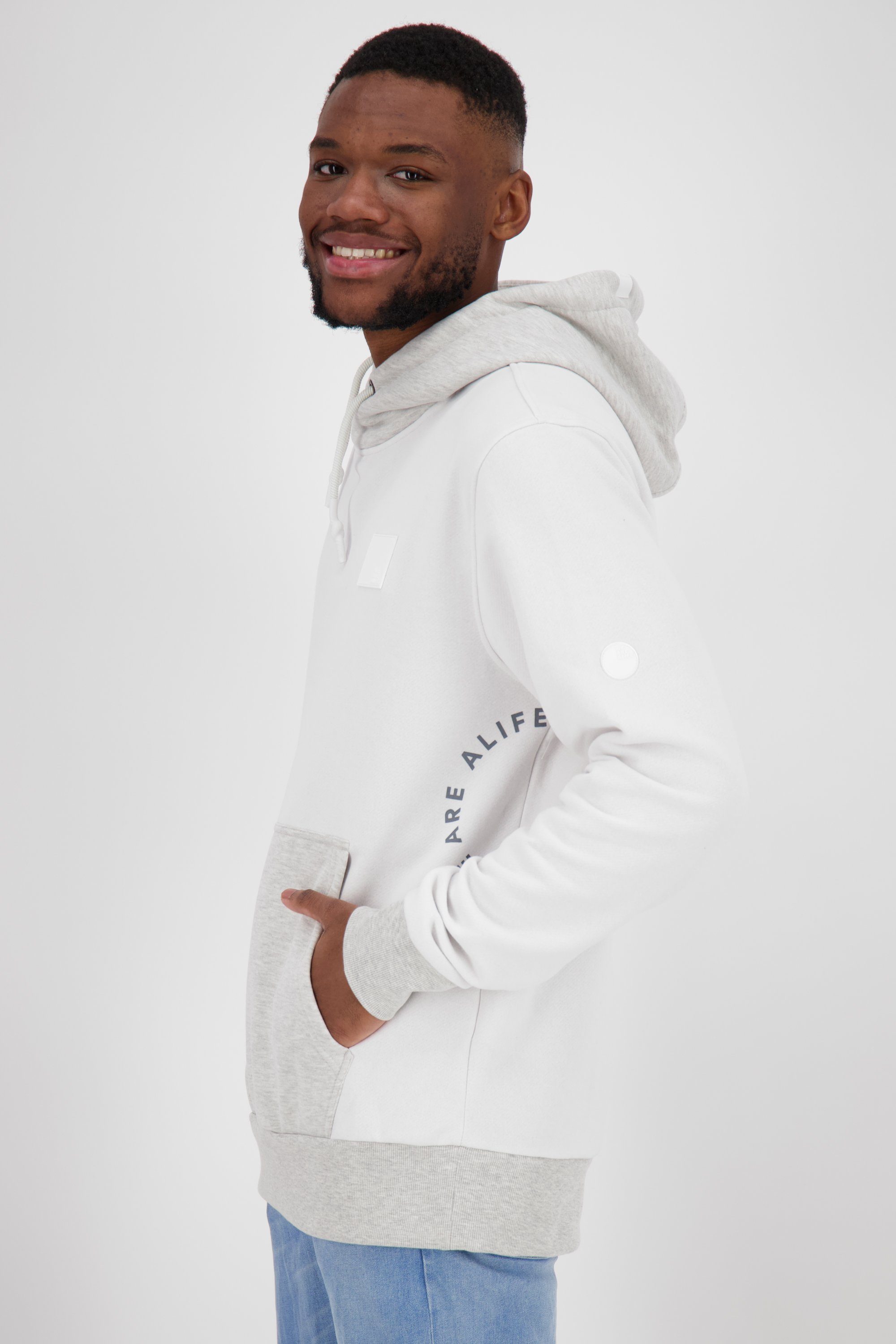 Kapuzensweatshirt Kickin Herren & Kapuzensweatshirt, MatteoAK Alife Sweatshirt Sweat white