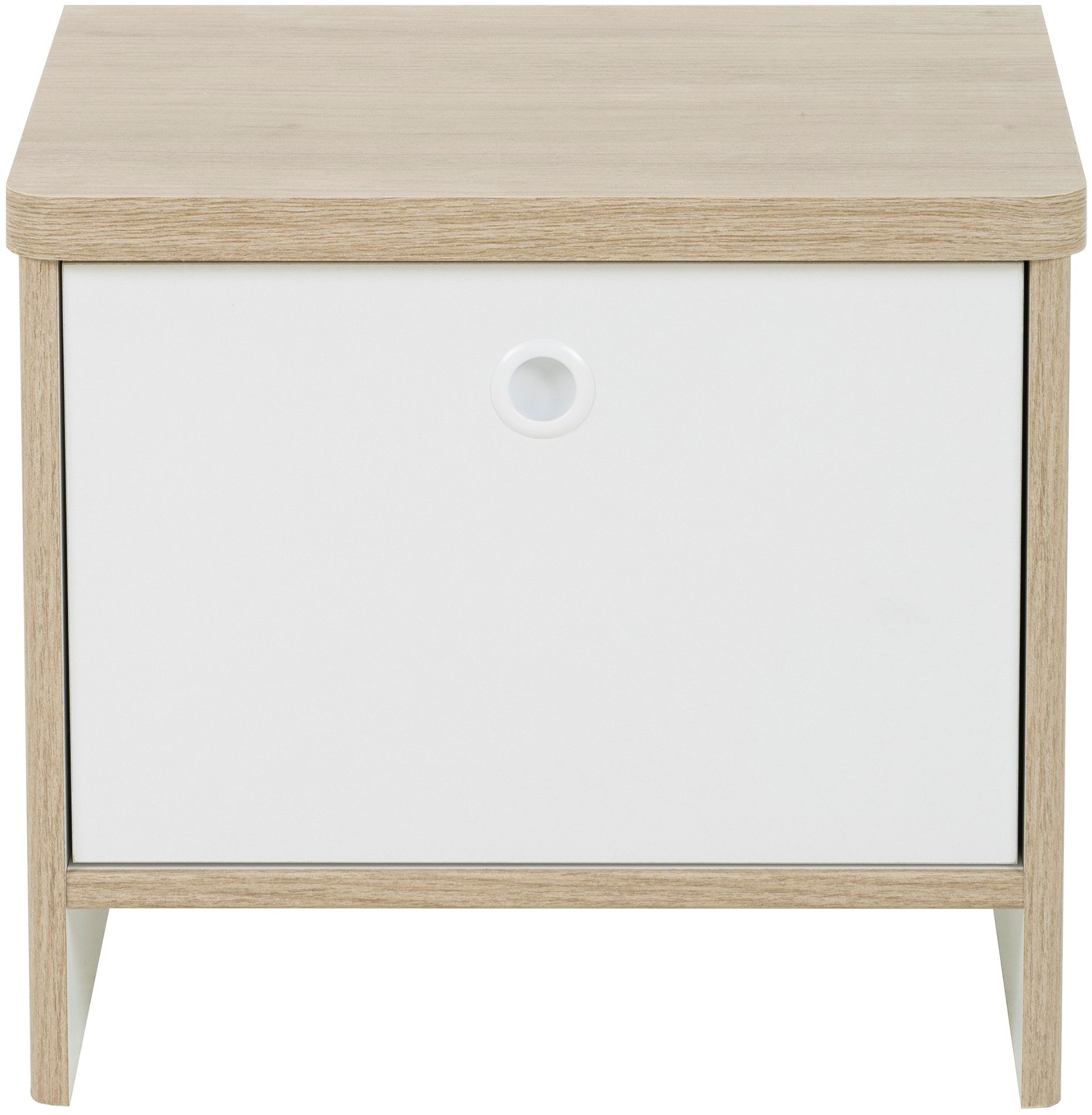 Gami Nachtkommode, Ein praktischer Nachttisch mit Stauraum.