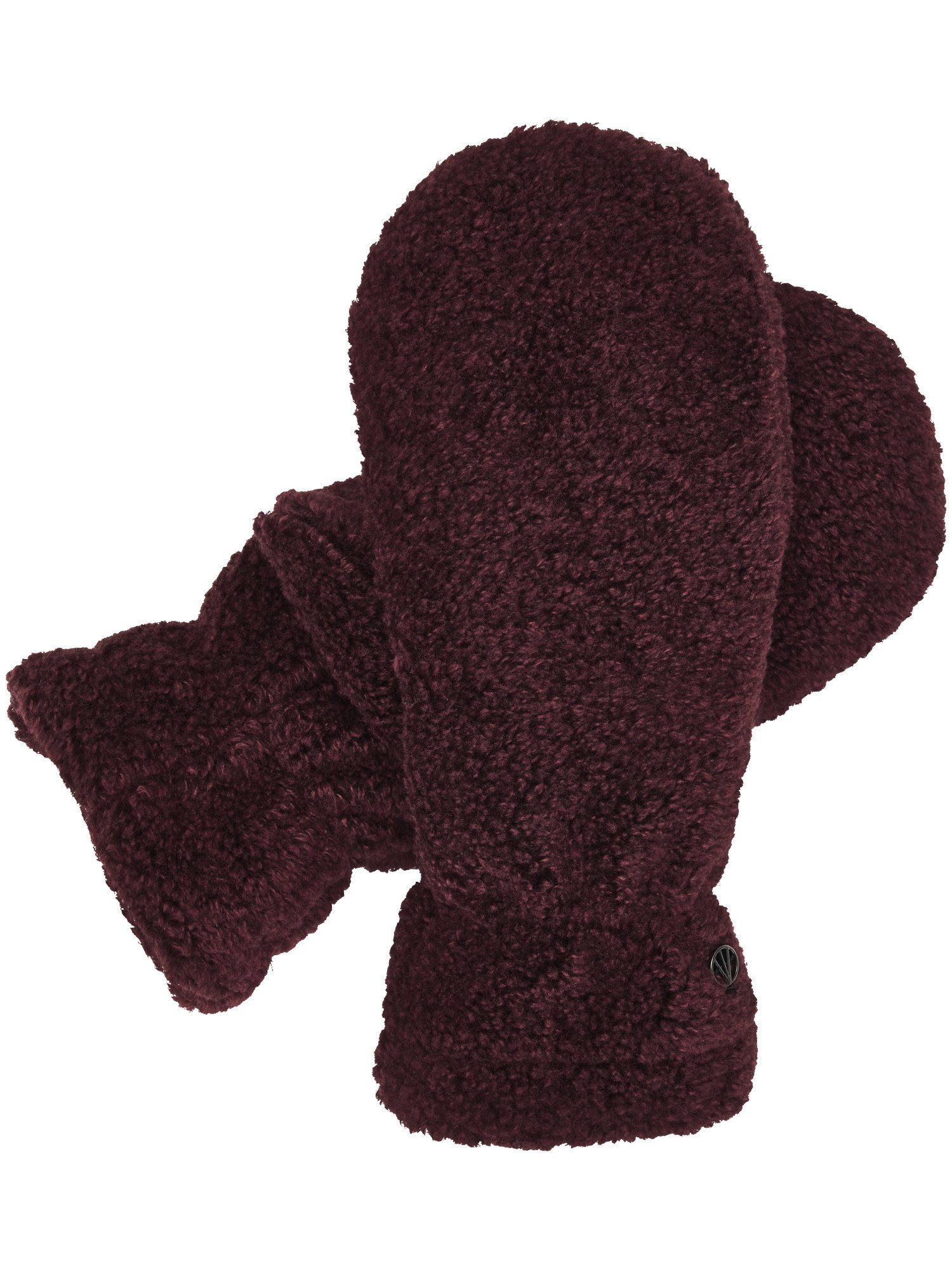 Loevenich Strickhandschuhe Loevenich Fäustlinge aus Lammfell-Imitat