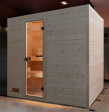 weka Sauna Valida 4, BxTxH: 239 x 189 x 203,5 cm, 38 mm, ohne Ofen