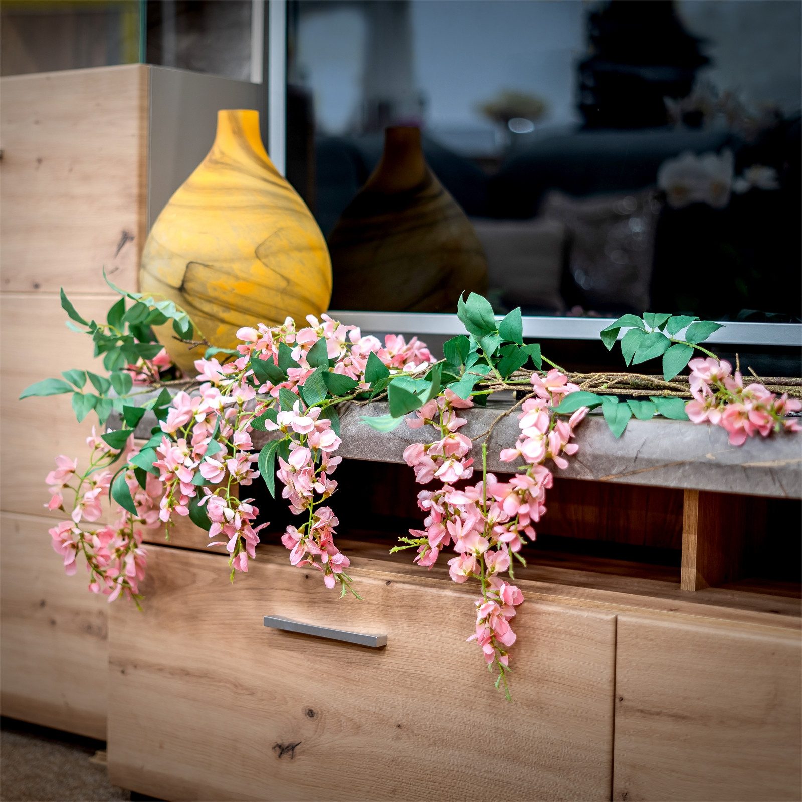 Kunstblume Goldregen, verschiedene Farben Kunstblume Flora, HTI-Living, Höh günstig online kaufen