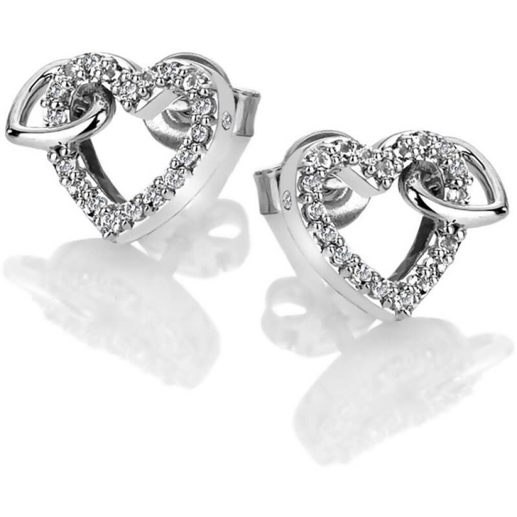 Diamond Ohrring-Set Gorgeous earrings with genuine Flora DE605