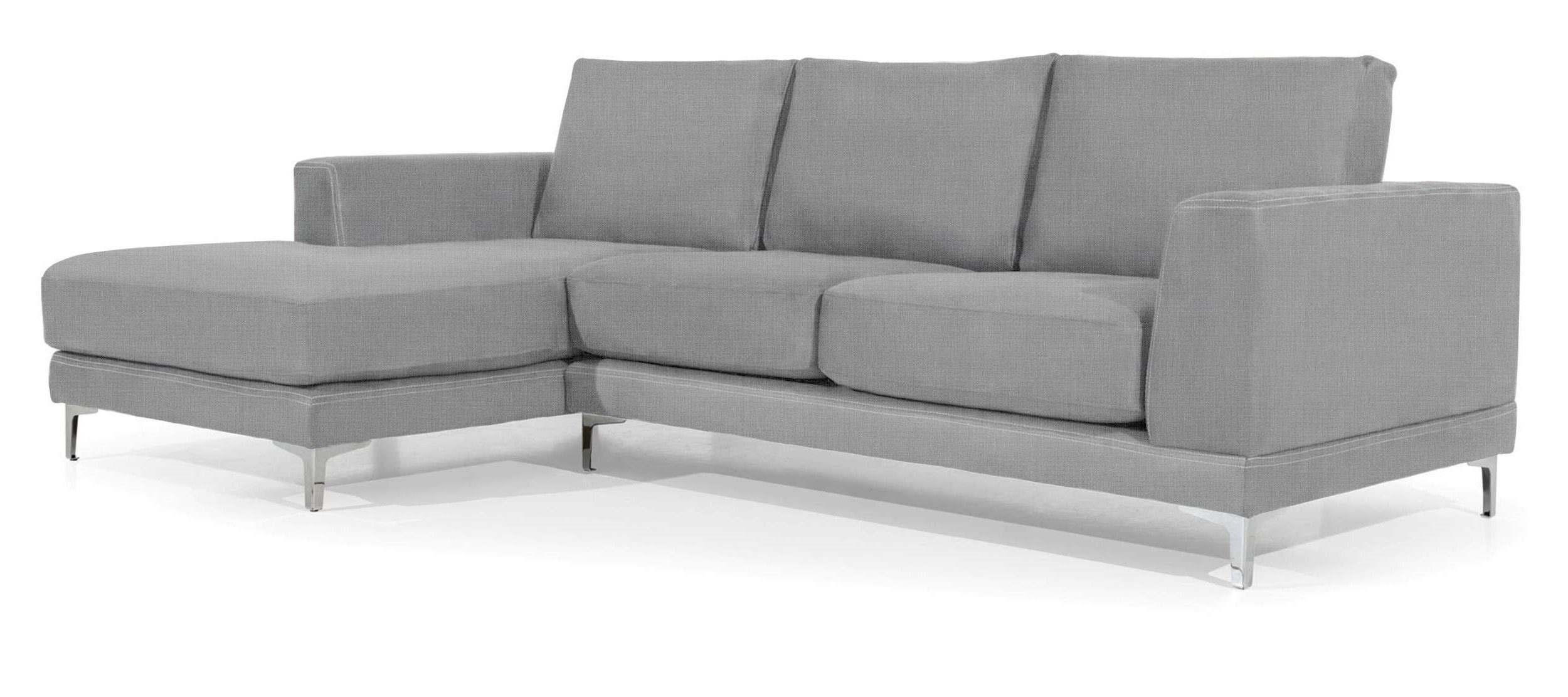 Stylefy Ecksofa Aria, L-Form, Eckcouch, Schaumstoffpolsterung, Design oder stellbar, im Metall, bestellbar, links Raum Modern frei rechts mane