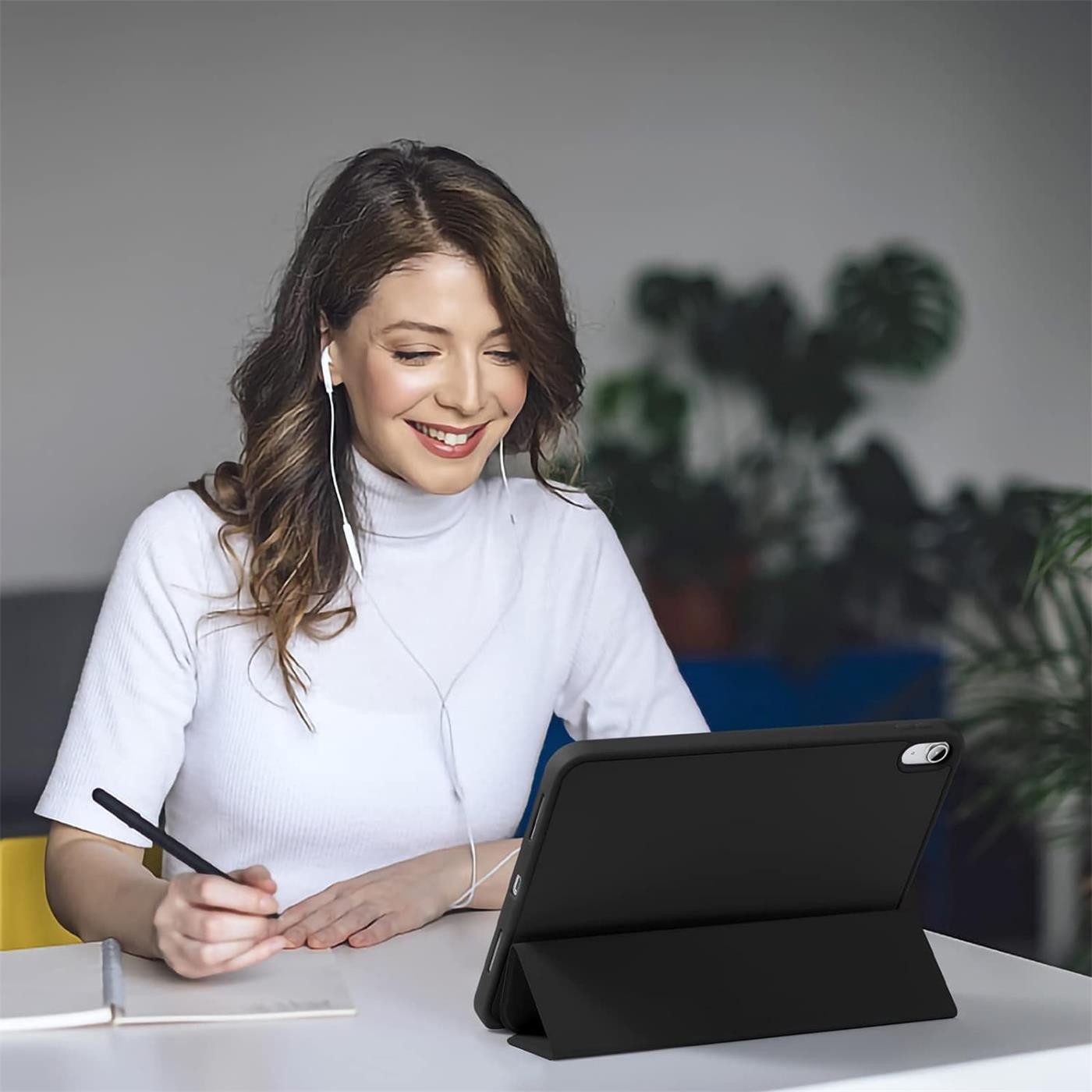 CoolGadget Tablet-Hülle Smart Cover für Apple iPad Mini 6, Schutz Tasche aufstellbar mit Stift Halter für iPad Mini 6
