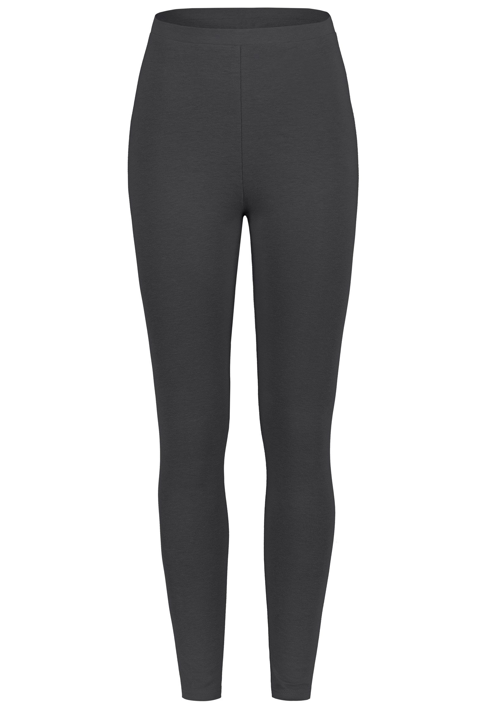 SUBLEVEL Leggings 3er-Pack hoher Bund elastisch (3-tlg) 3x Pack Leggings