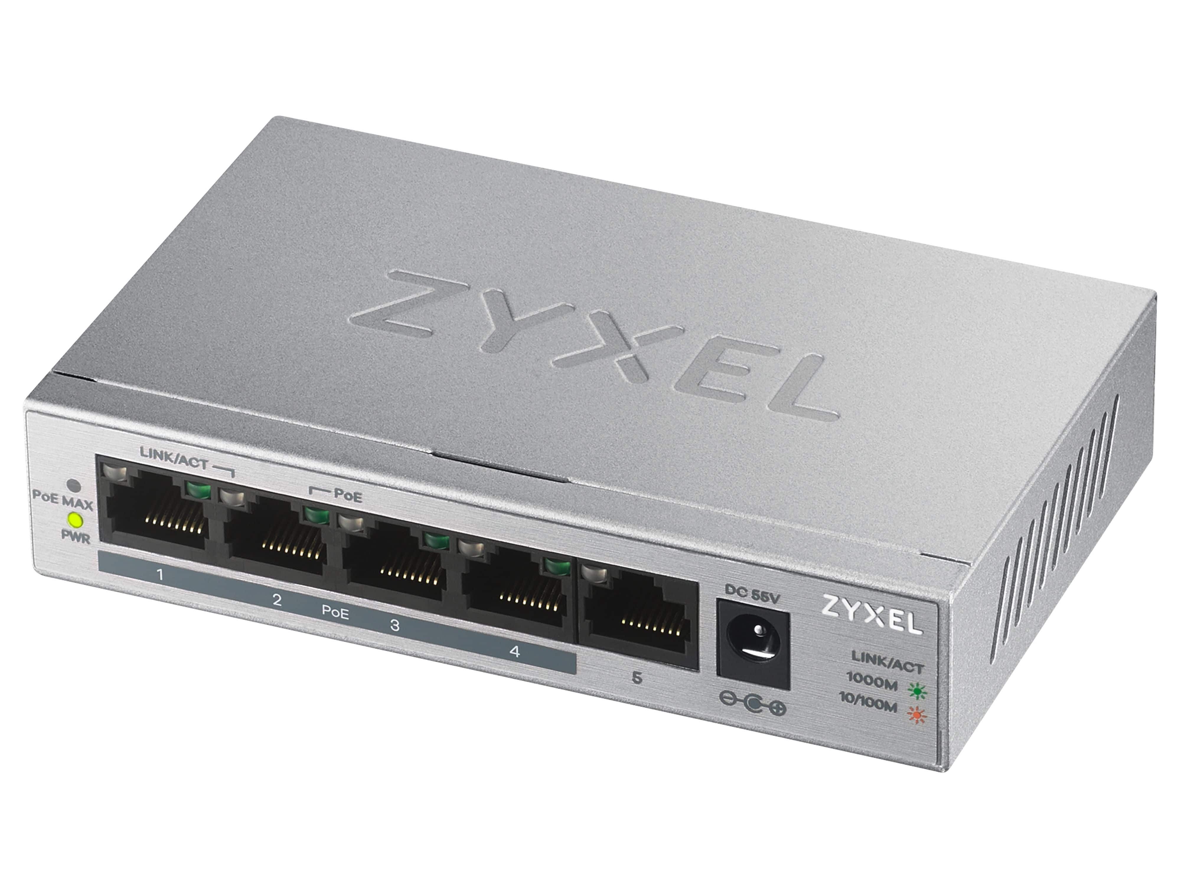 Zyxel ZYXEL PoE-Switch GS1005HP Netzwerk-Switch