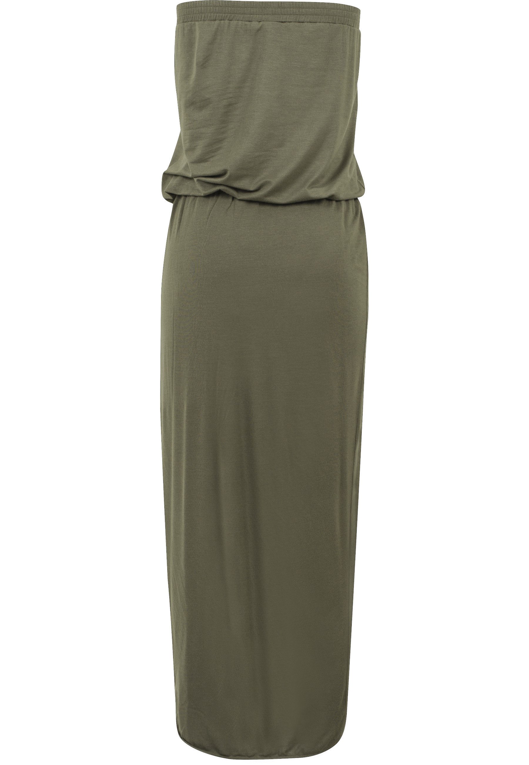 URBAN CLASSICS Shirtkleid Urban Classics Damen Ladies Viscose Bandeau Dress (1-tlg)
