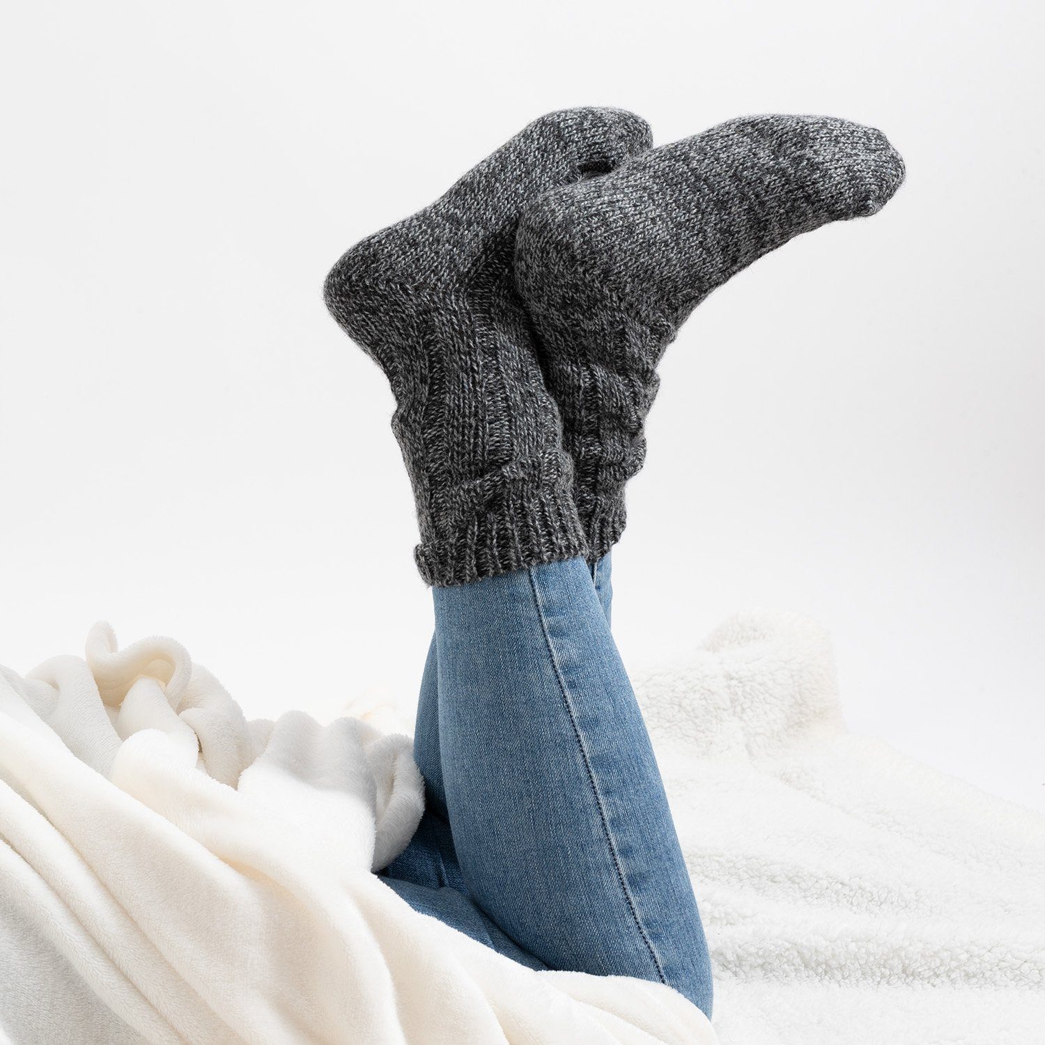 OCCULTO Norwegersocken Damen Wollsocken 6er Pack (Modell: Gloria) (6-Paar)