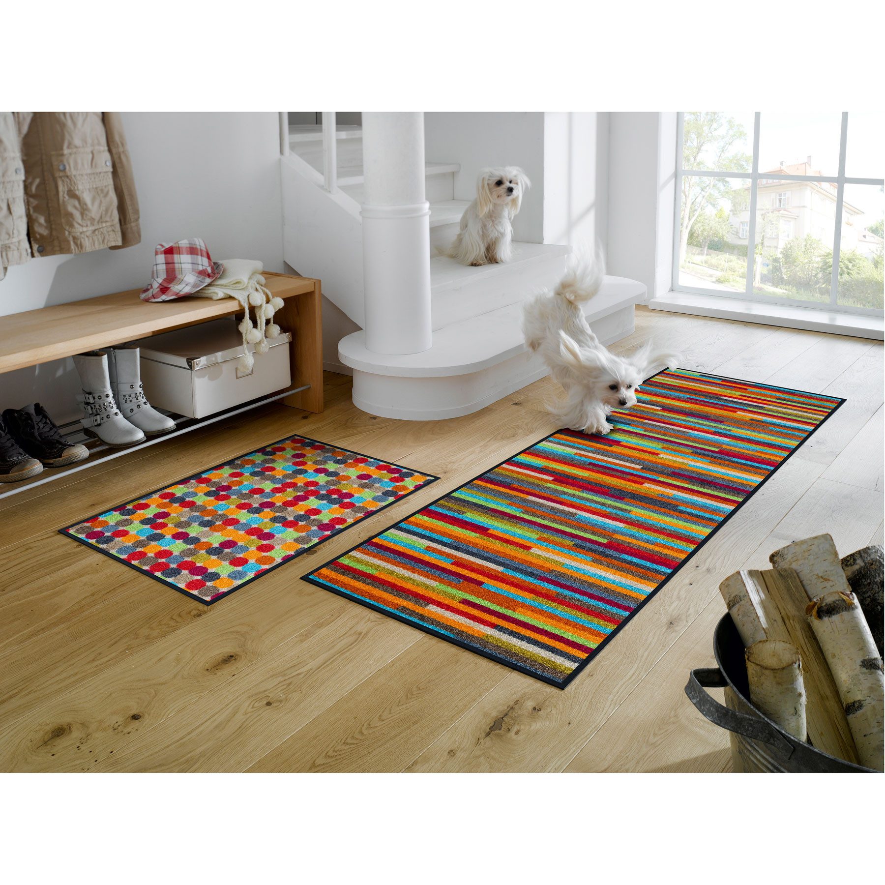 wash+dry by Kleen-Tex Läufer Teppichläufer 60x180 Mikado Stripes, Läufer gr günstig online kaufen