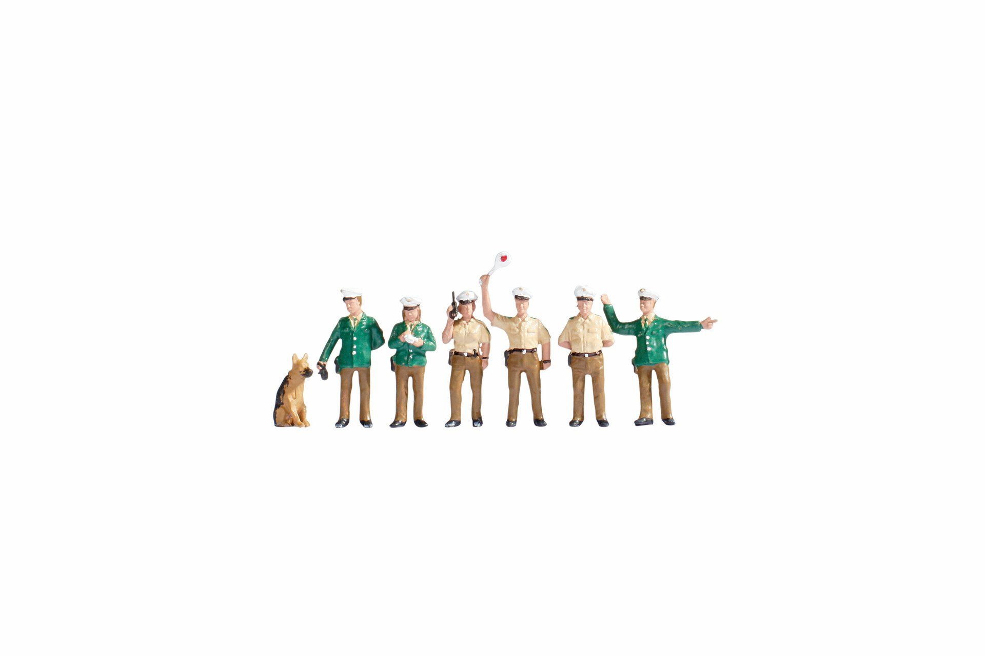 NOCH Dekofigur Polizisten Deutschland, Modellbau Figuren H0, hand