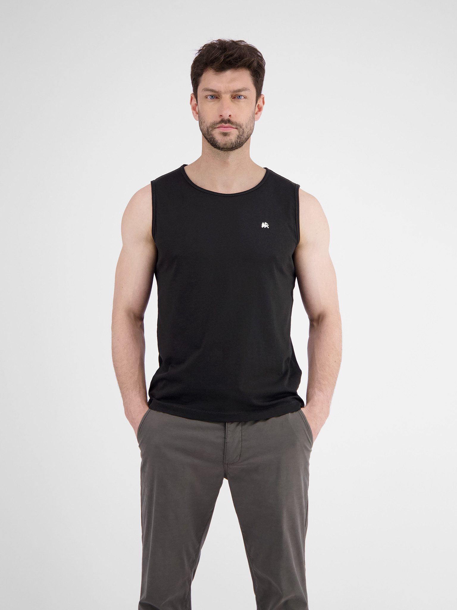 LERROS Rundhalsshirt mit Logo Print günstig online kaufen