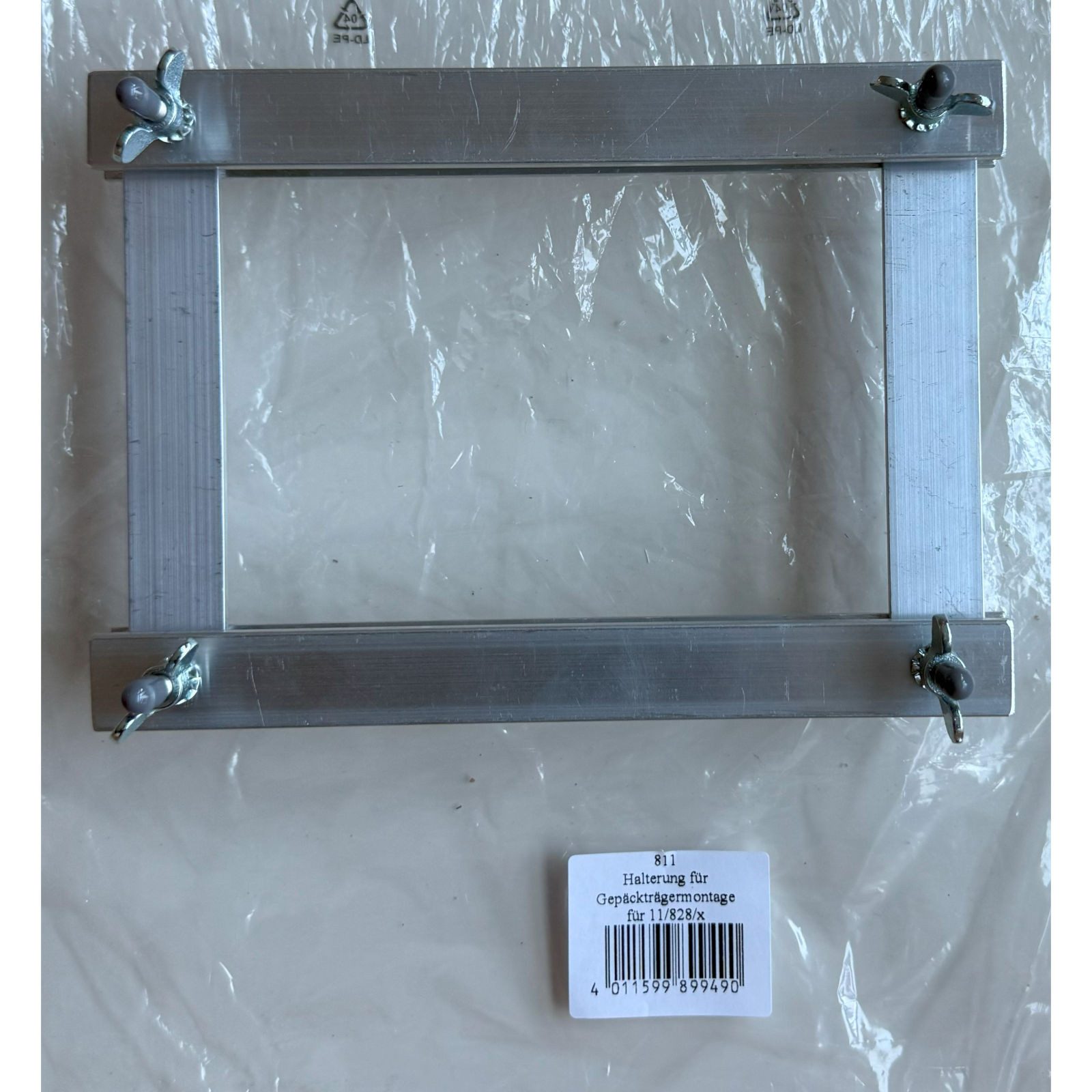 Aumüller Tierfahrradkorb Ersatzteil: Halter für Gepäckträger 11/828