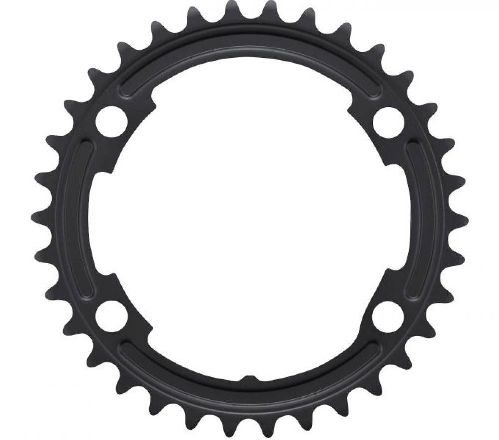 Kettenschaltung SHIMANO Kettenblatt 105 FC-R7000 34 Zähne Schwarz - präziser Antrieb f