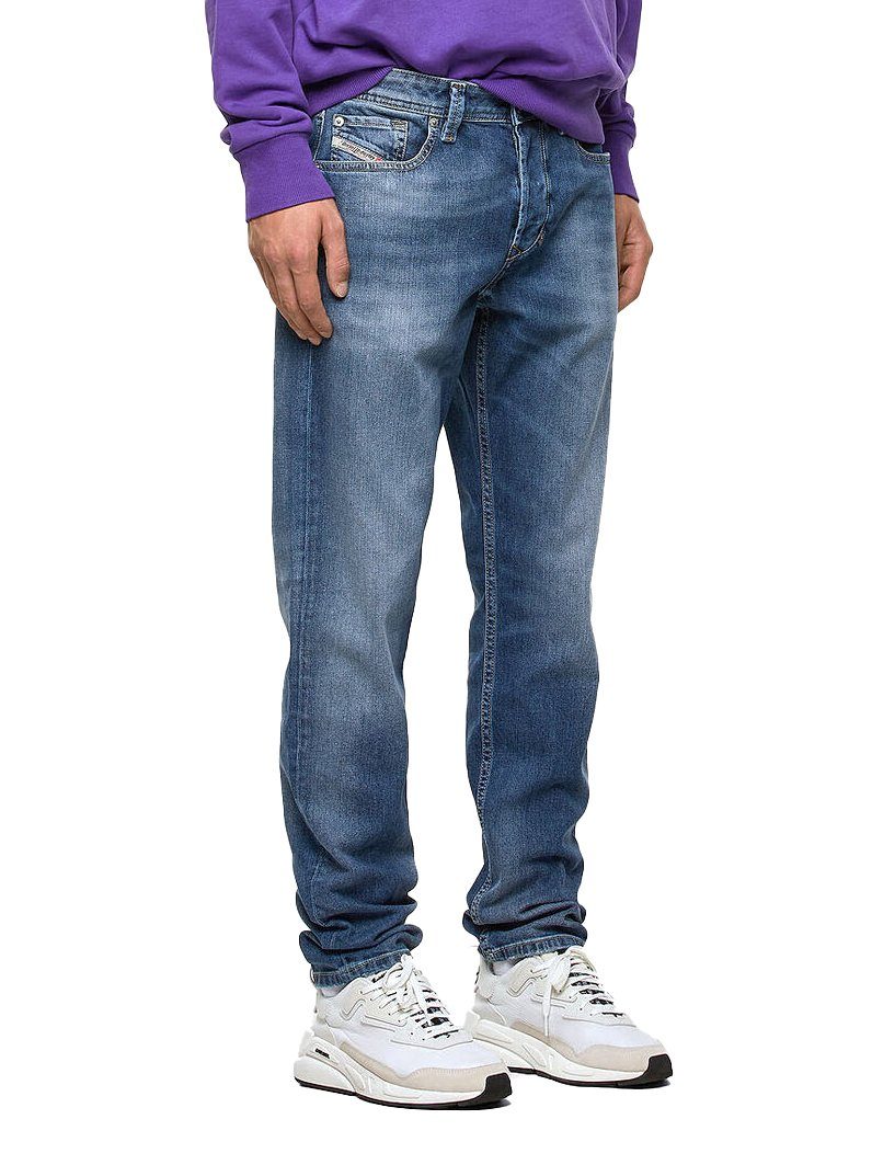 Diesel Tapered fit Jeans Regular Hose Blau Larkee Beex 0853P Lange 34