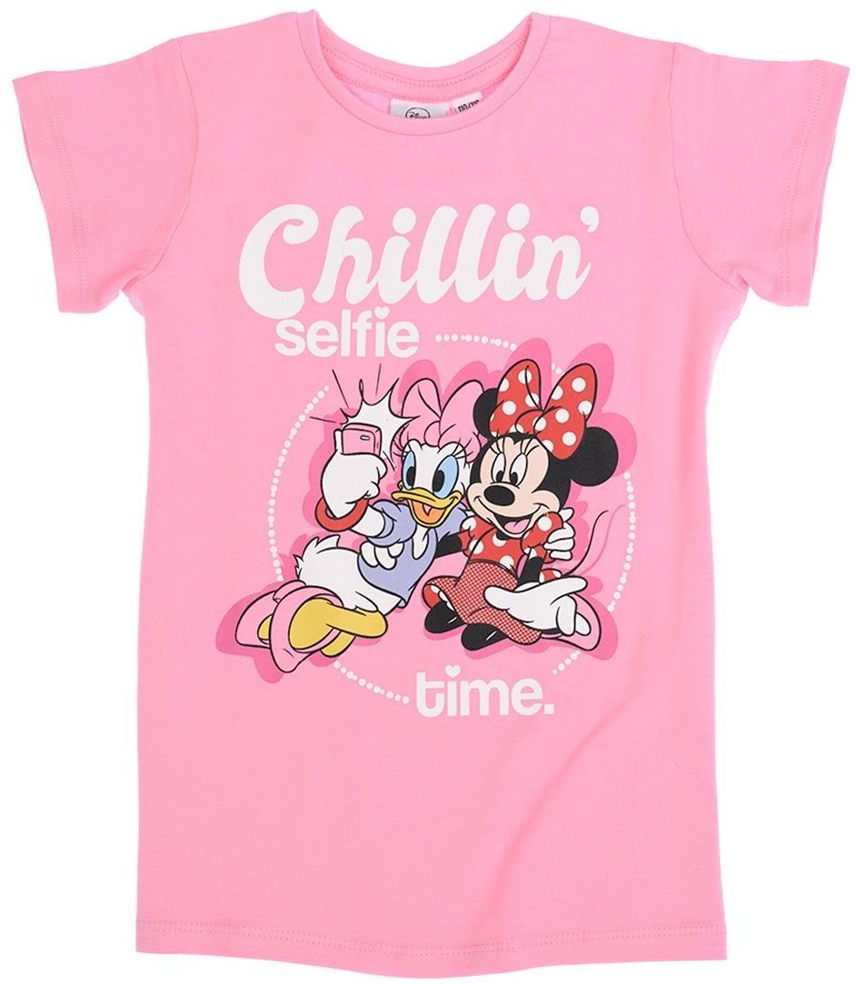 Disney Minnie Mouse Kinder 104 7 116 für 92 8 Mädchenshirt rosa Jahre 128 9 2x 10 6 + 5 Doppelpack grau Mädchen MOUSE 4 MINNIE 2 3 Größen T-Shirt Print-Shirt