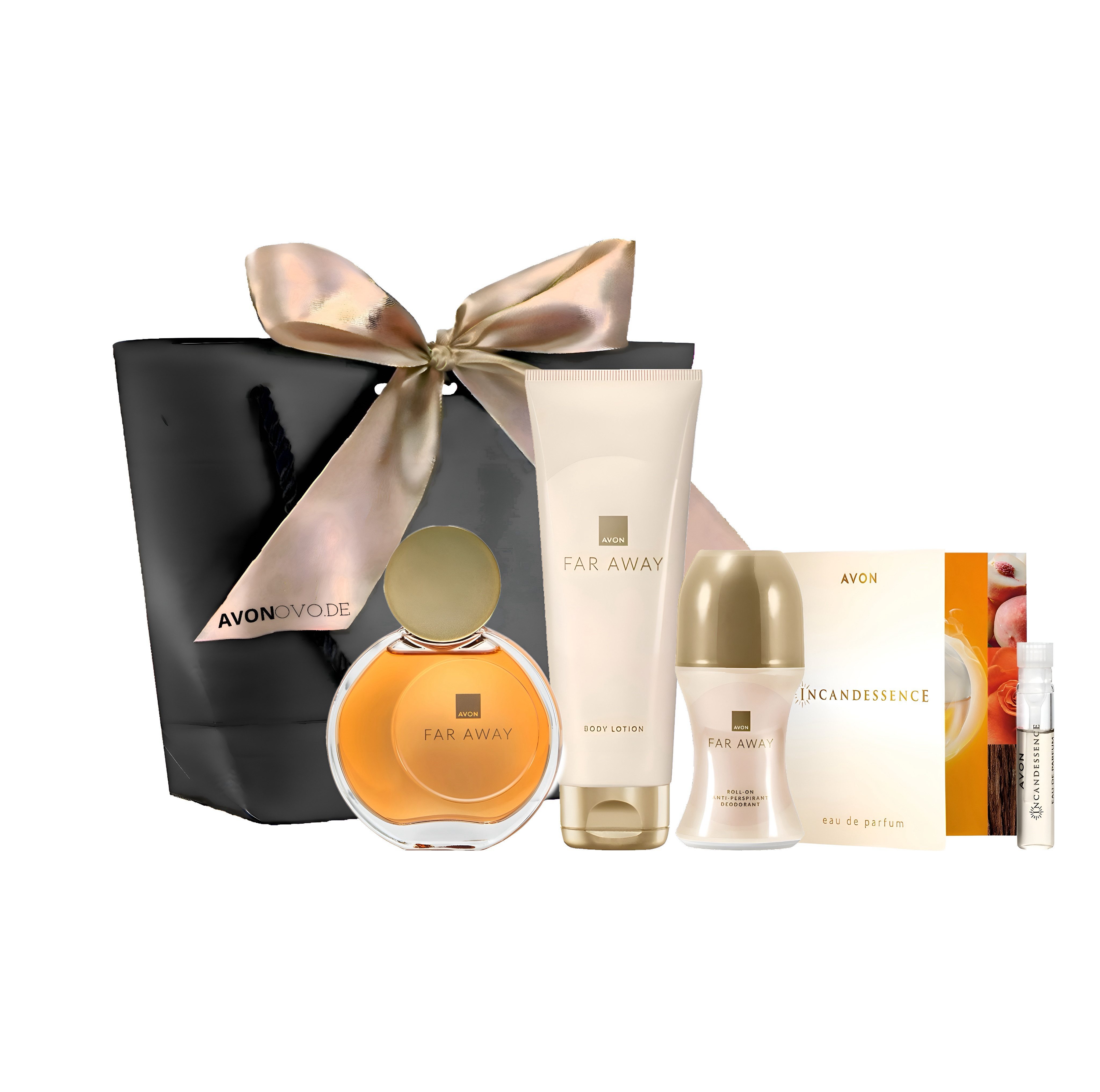 Eau de Parfum FAR AWAY 50 ml Set Lotion Spray Orientalisch-blumiger Damenduft