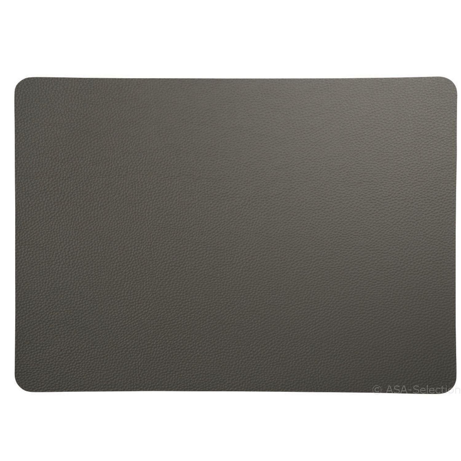 ASA SELECTION Platzset Leather Optic Rough Graphit 46 x 33 cm, (6-St) günstig online kaufen