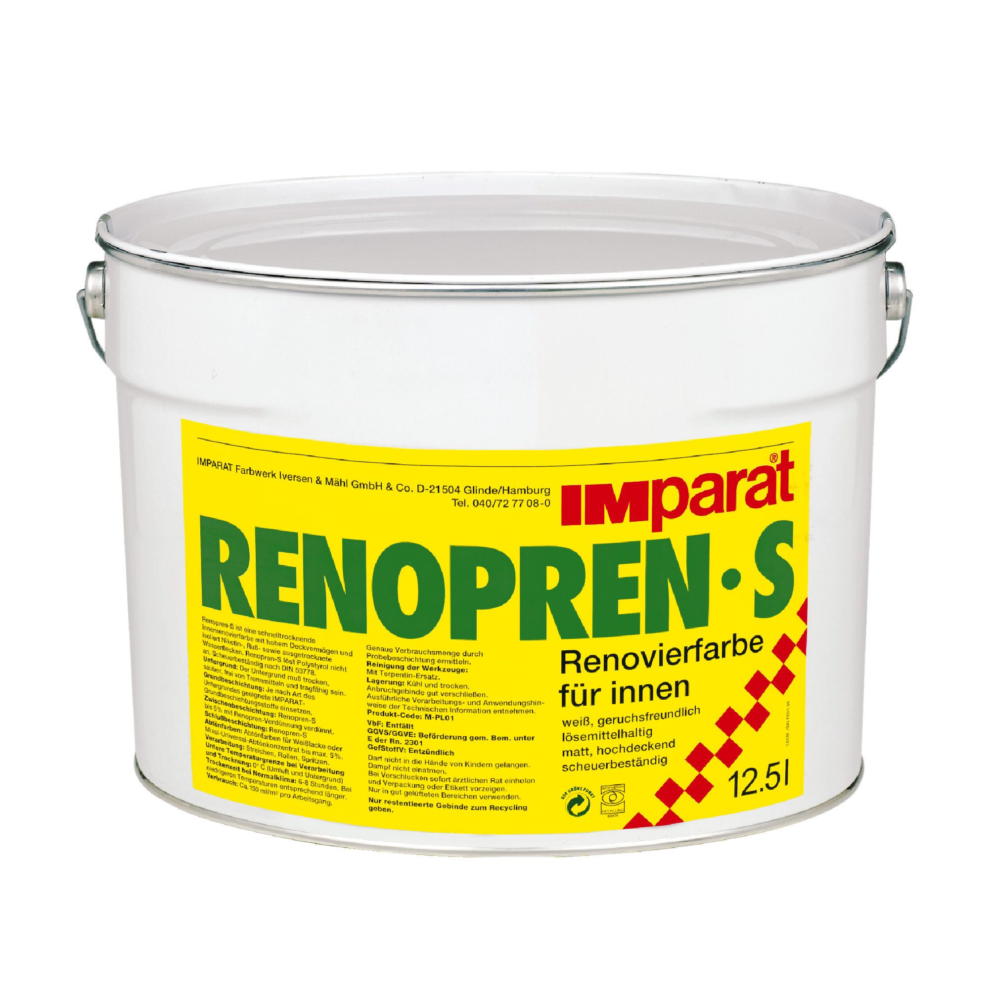 IMparat Farbwerk Iversen & Mähl GmbH & Co. KG Wand- und Deckenfarbe Renopren-S 10 l