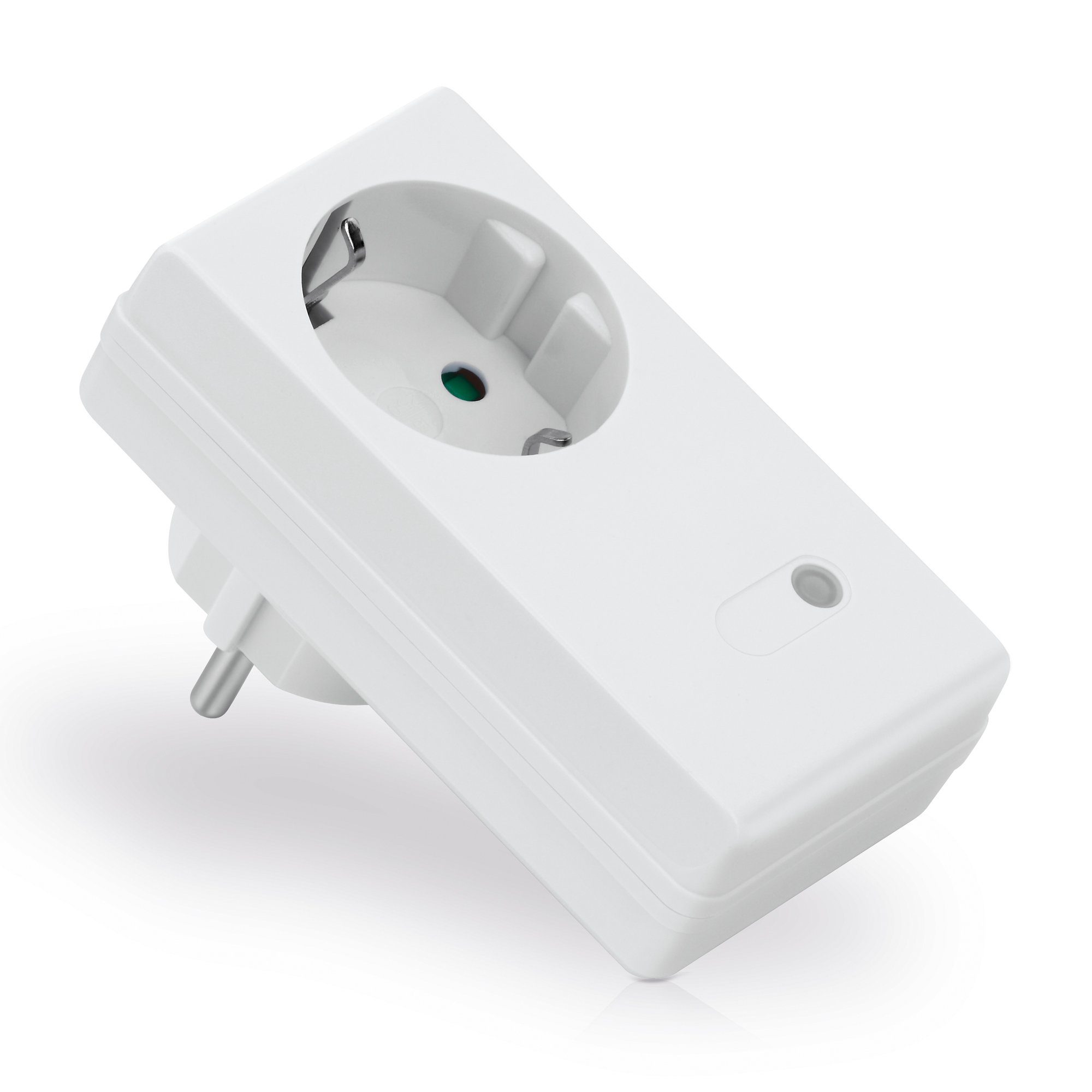 conecto Funksteckdose conecto® Funksteckdosen Set, 1100 Watt, weiß, 1-St.